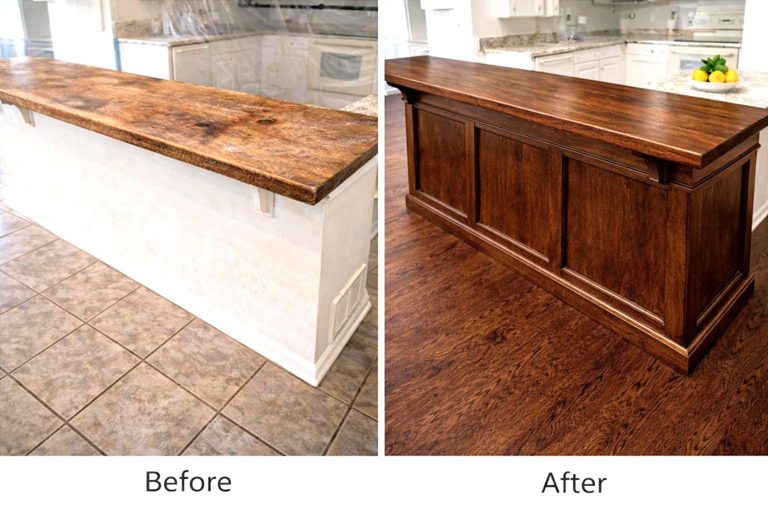 Luxury interior hardwood floor finishing project in Boulder