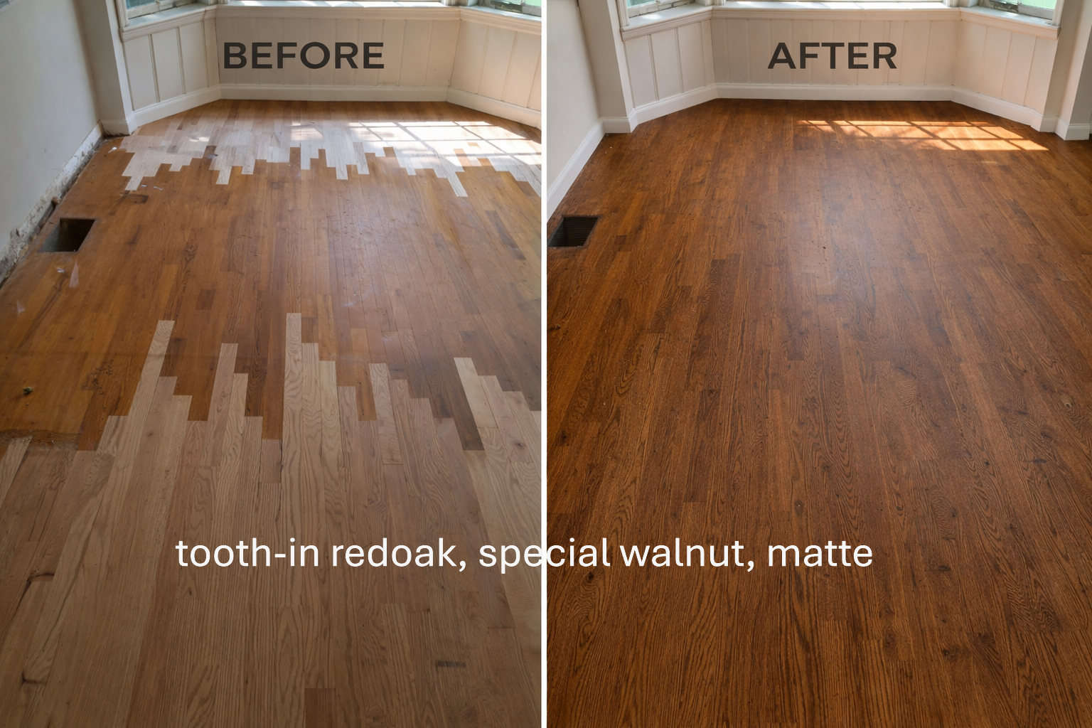 Hardwood floor refinishing for modern architecture home in Boulder CO