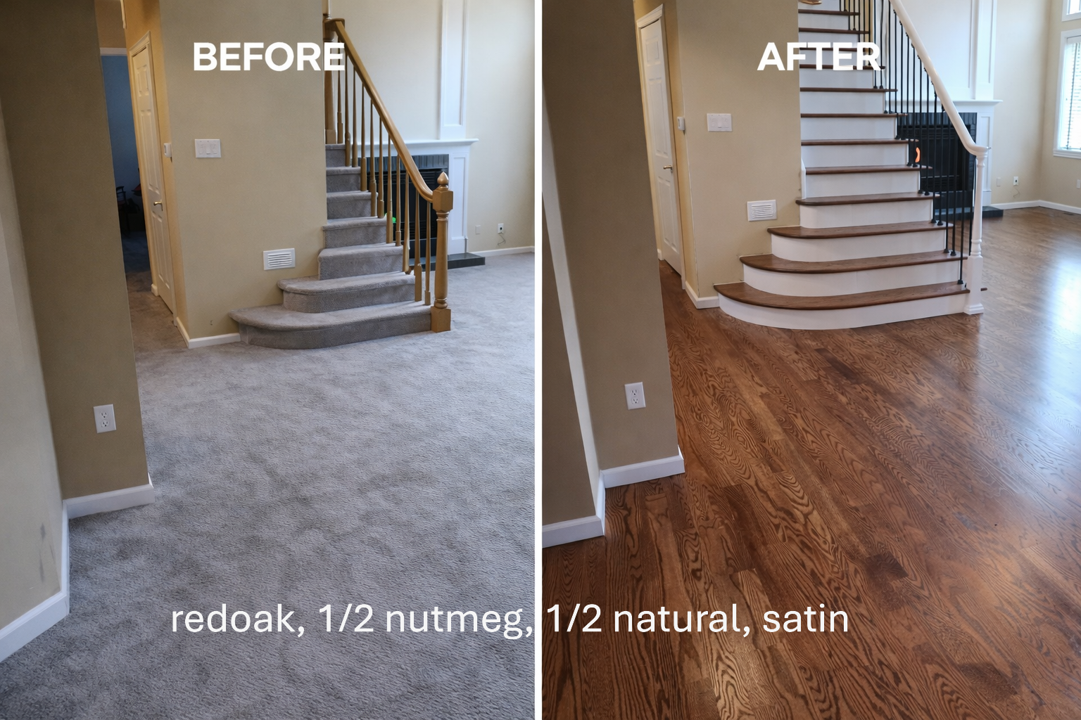 Hardwood floor restoration and sanding in Boulder Colorado living space