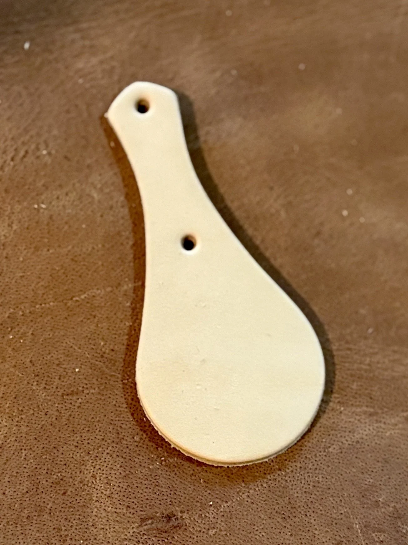 Veg Tan Leather Key Fob Blanks