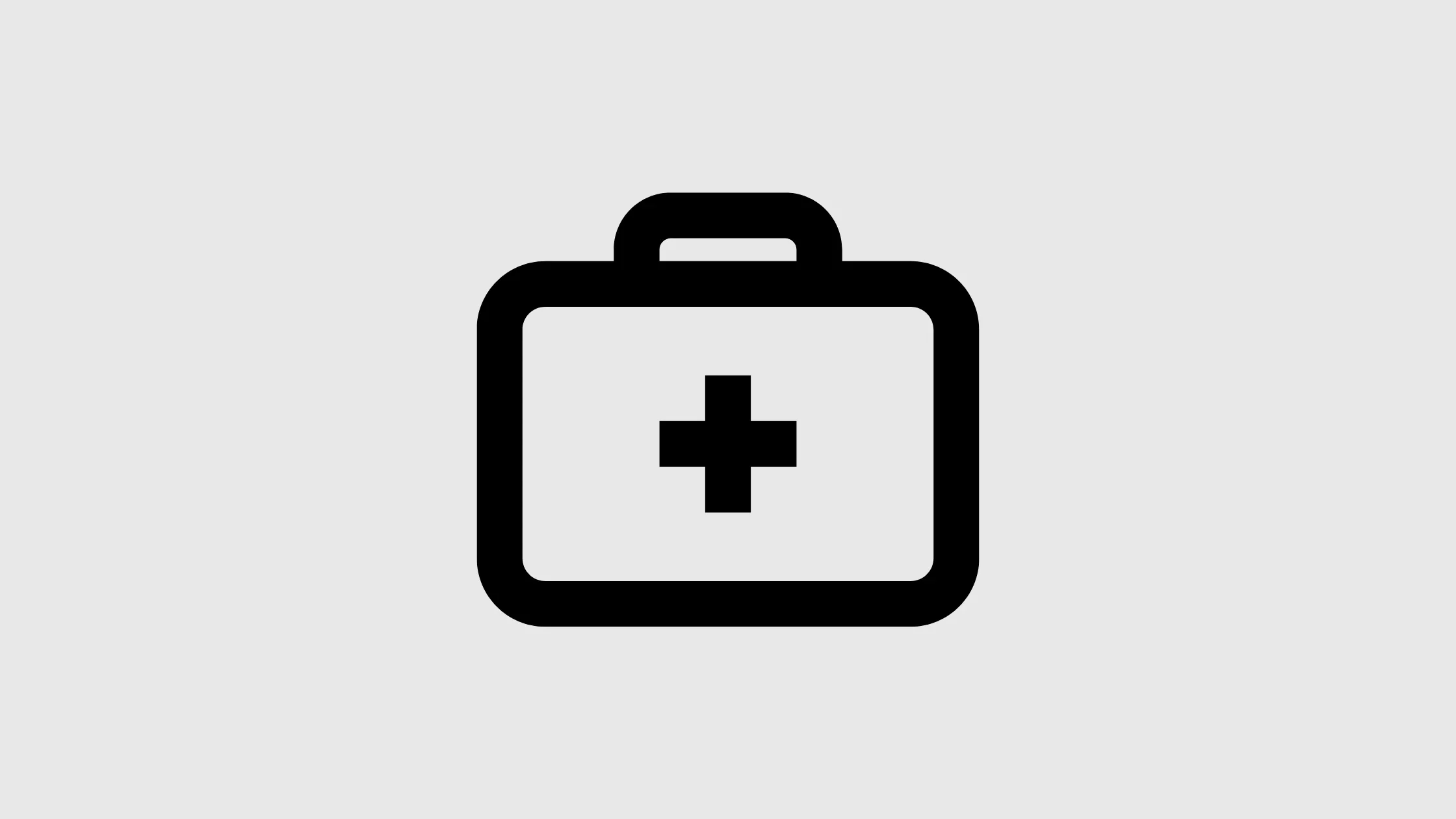 First-aid-style kit illustration representing items to bring for safe swallowing when dining at restaurants on Atlantic Avenue in Delray Beach.