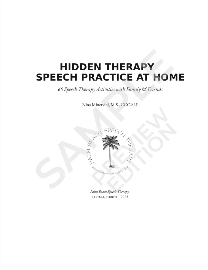 Title page of Hidden Therapy, introducing 60 activities supporting communication between caregivers and loved ones with Parkinson's, dementia, stroke recovery.