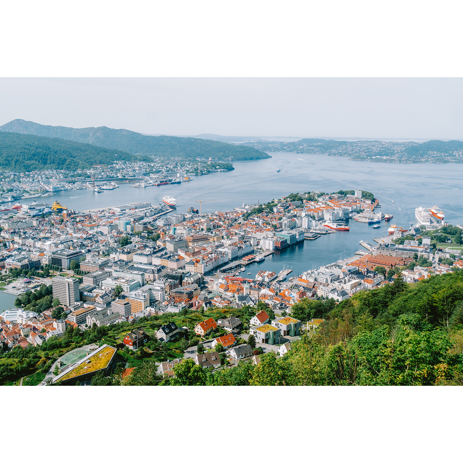 "Over Bergen" Print
