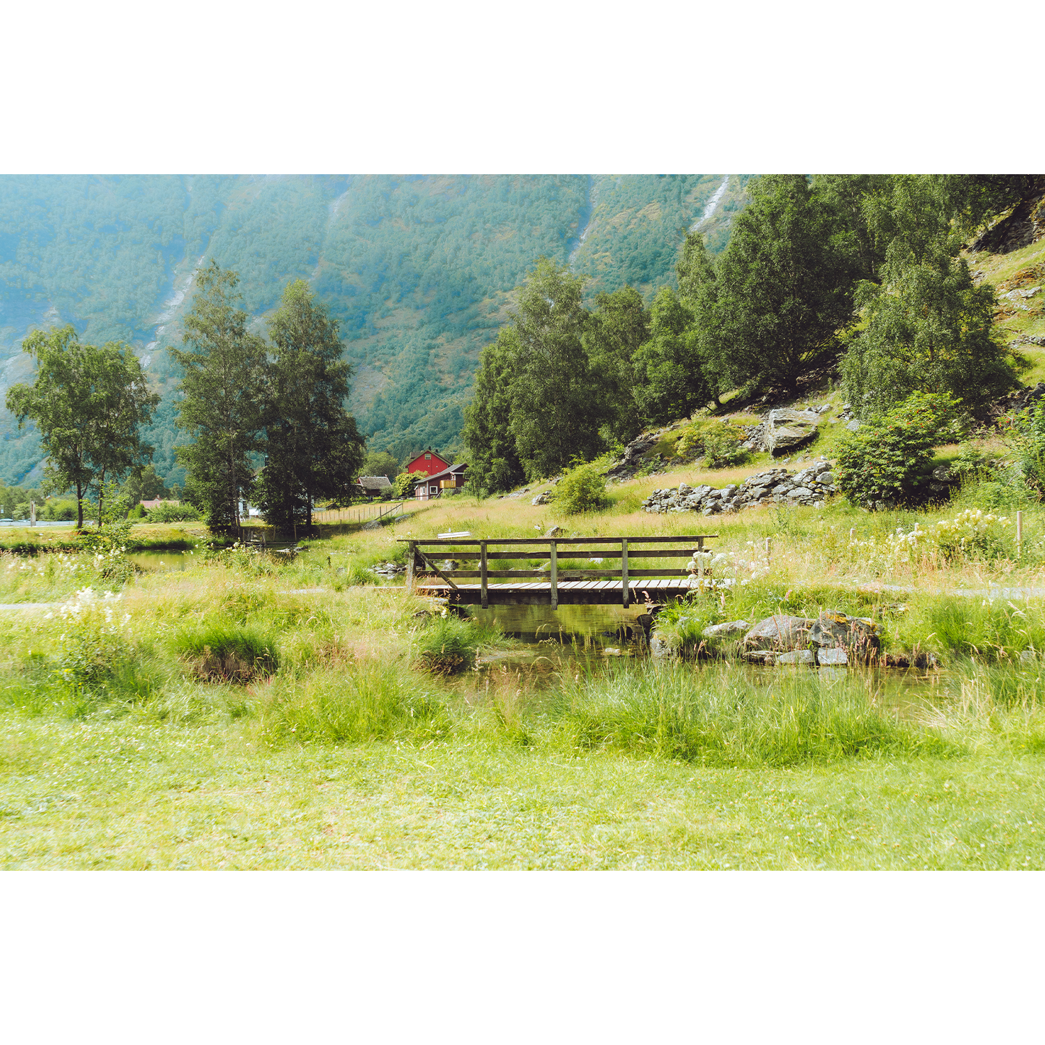 "Crossing Flåm" Print