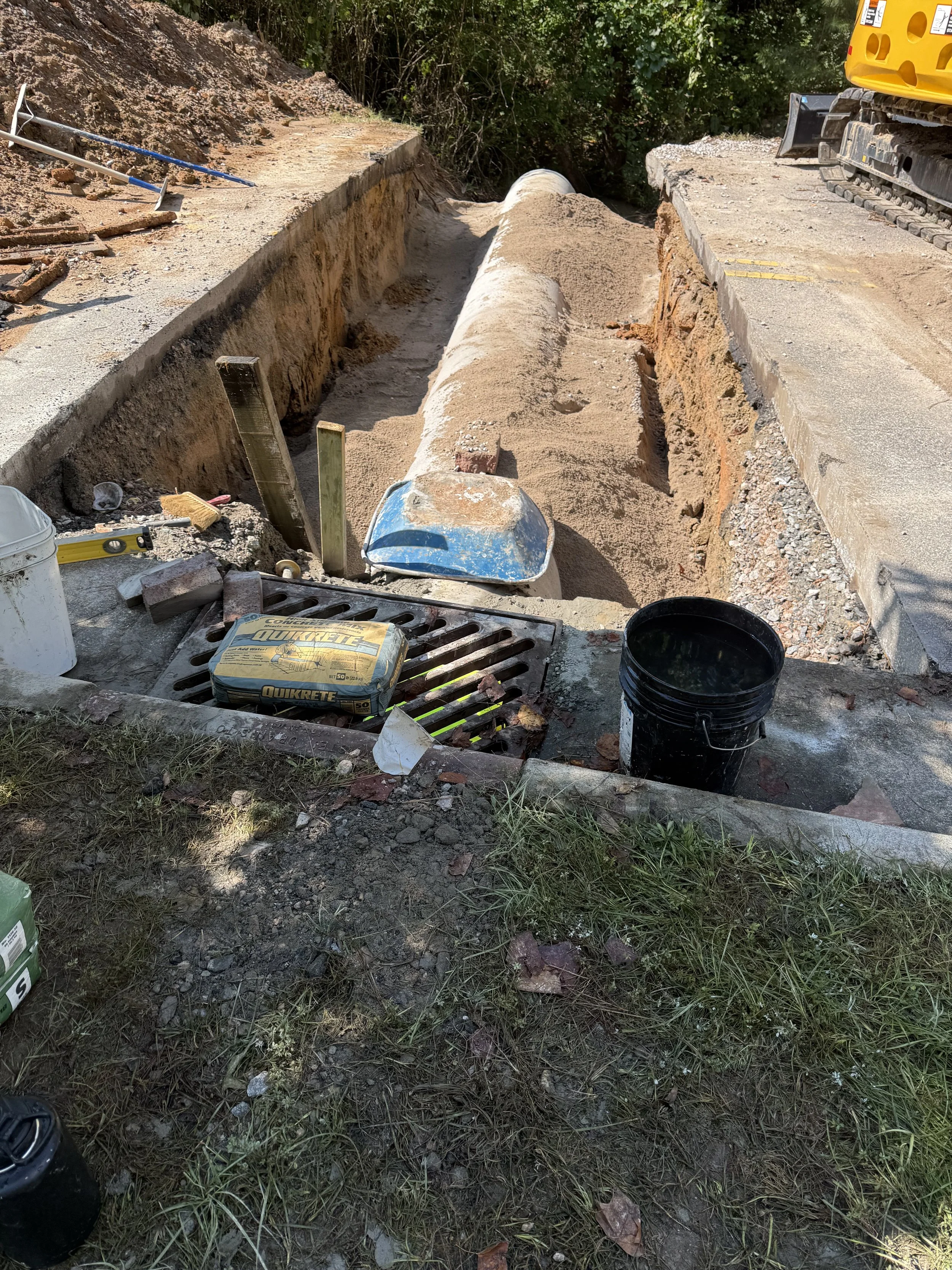 Road culvert replacement