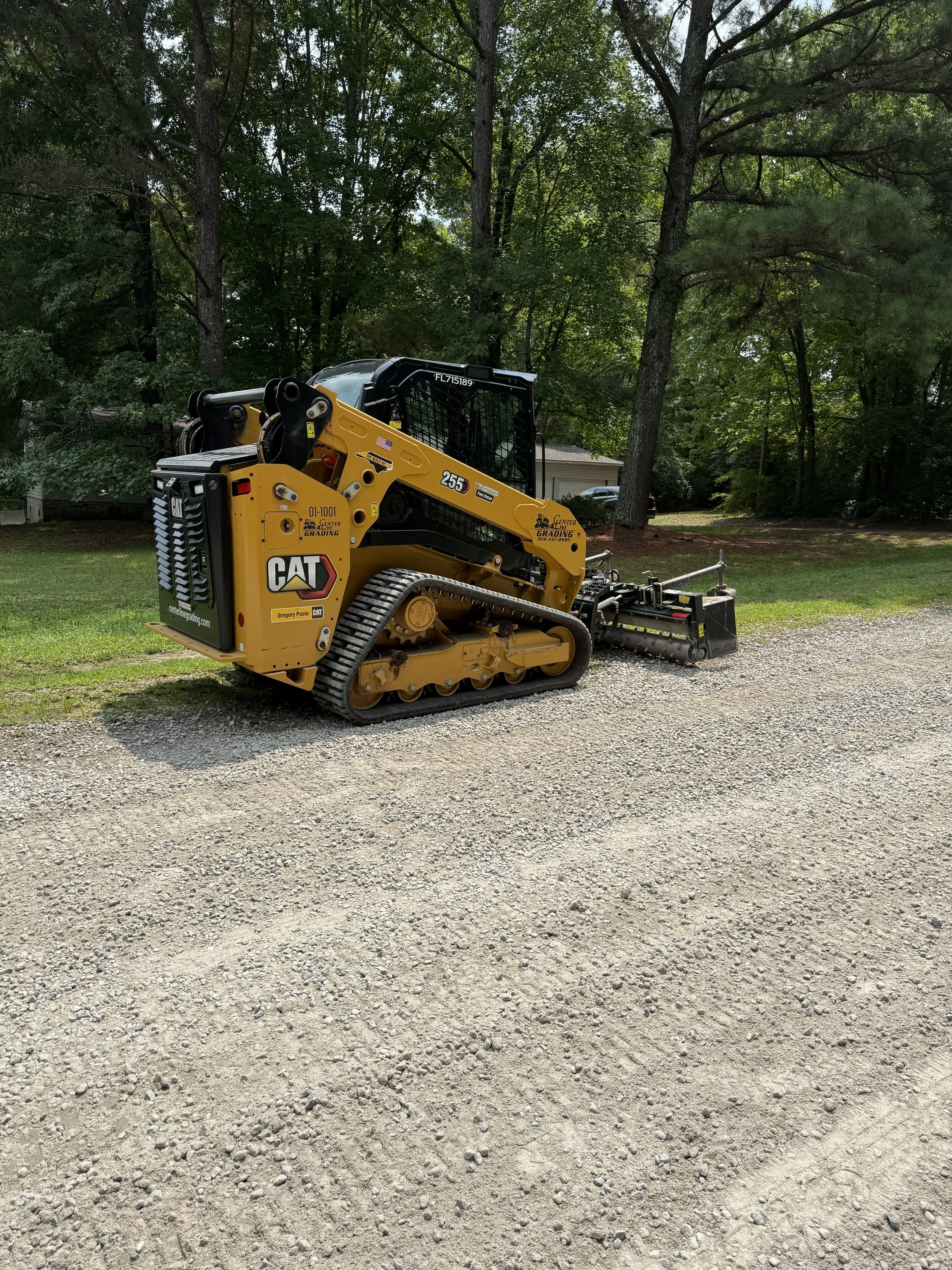 Gravel Driveway grading