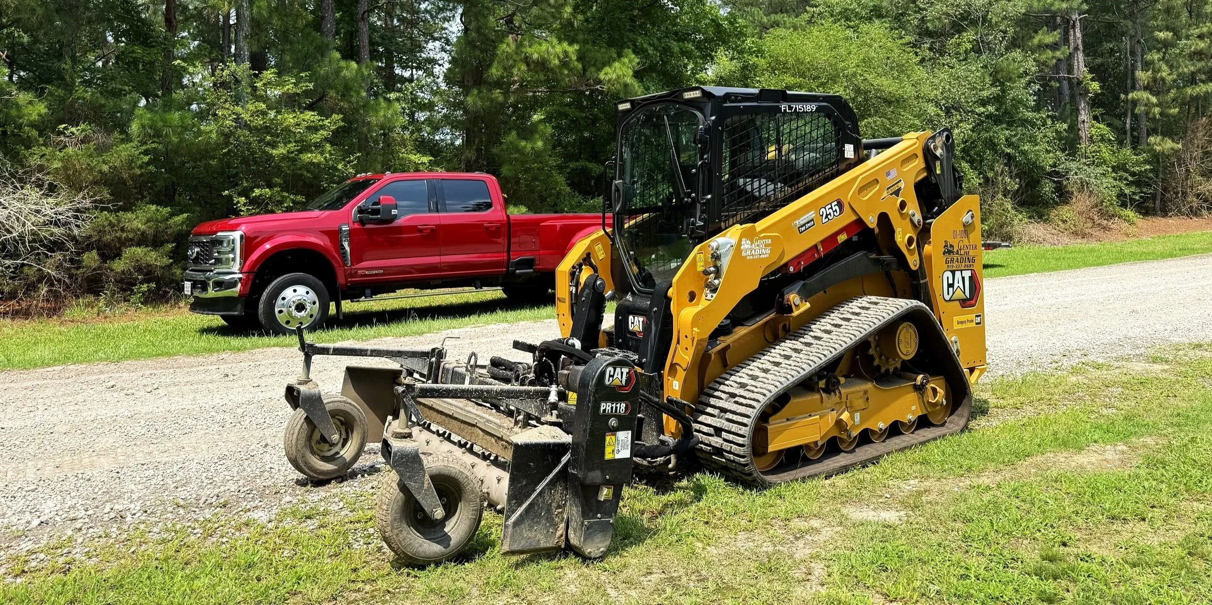 Half Mile Gravel Driveway Maintenance in Wendell, NC. Click For More Info/Pictures!