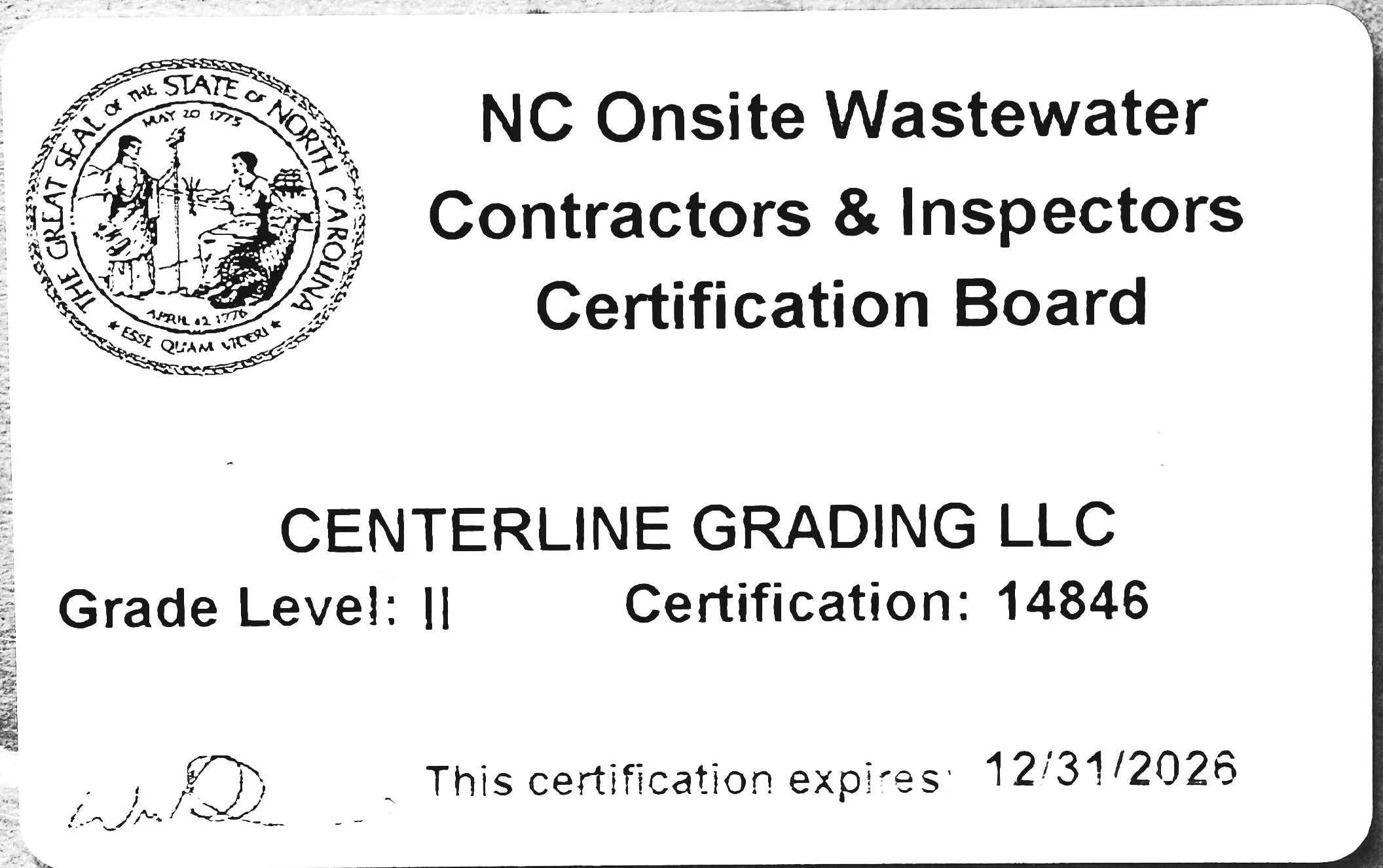 NCSL Septic Contractor Raleigh Garner Wilson Clayton Excavation Septic Contractor Septic install and Repair
