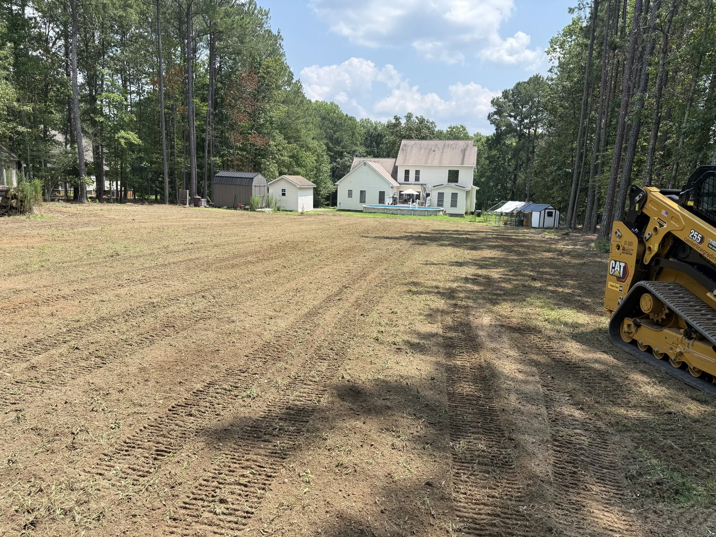 Yard Regrading in Youngsville, NC 
Click For More Images/Info!