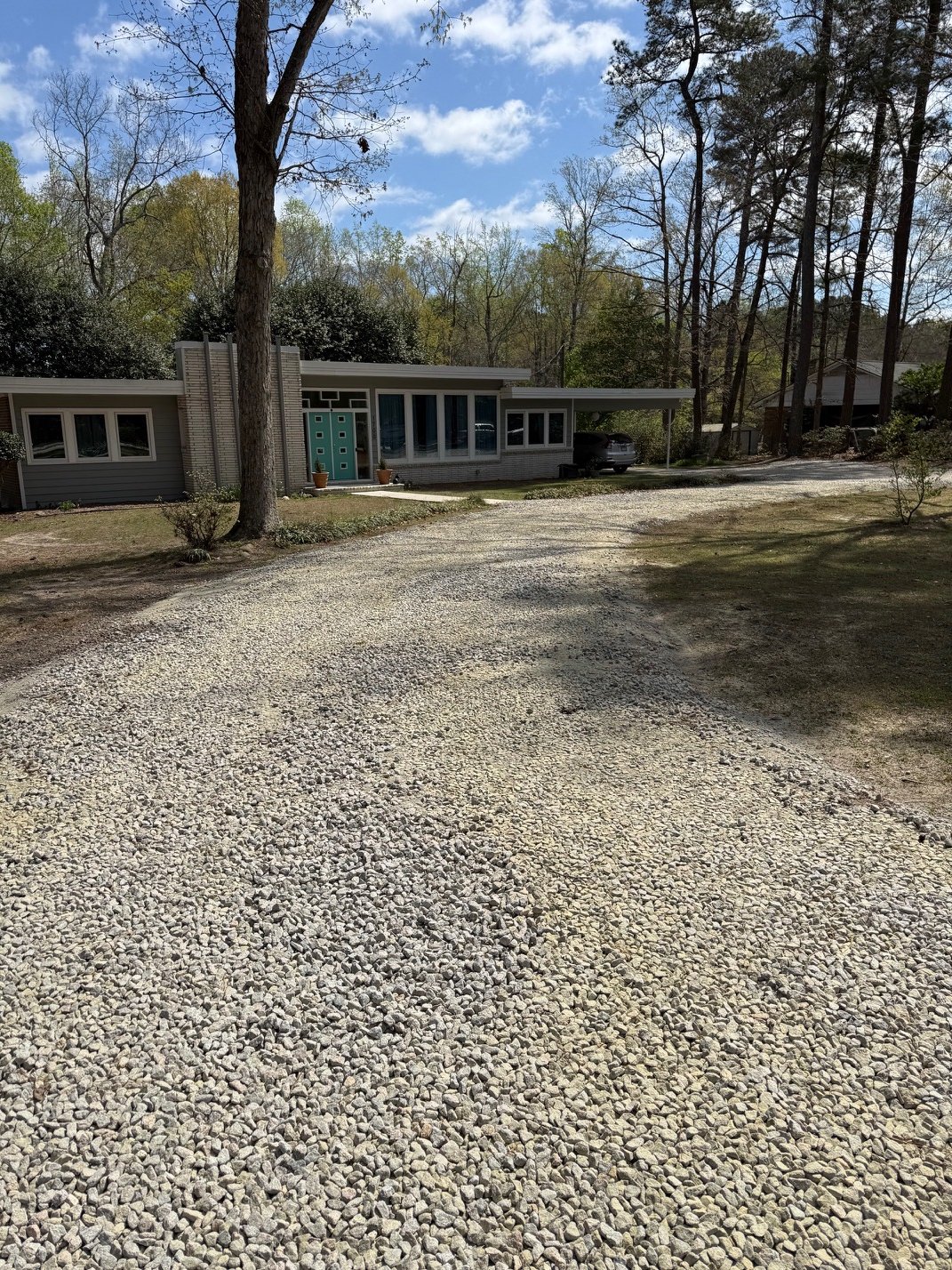 Stone Driveway Regrading