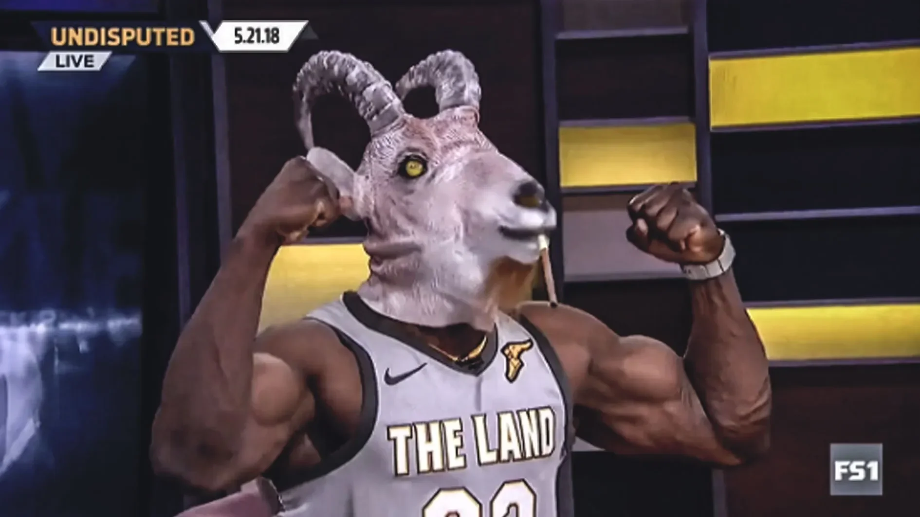 Shannon-Sharpe-dons-LeBron-James_-jersey-complete-with-a-goat-mask.webp