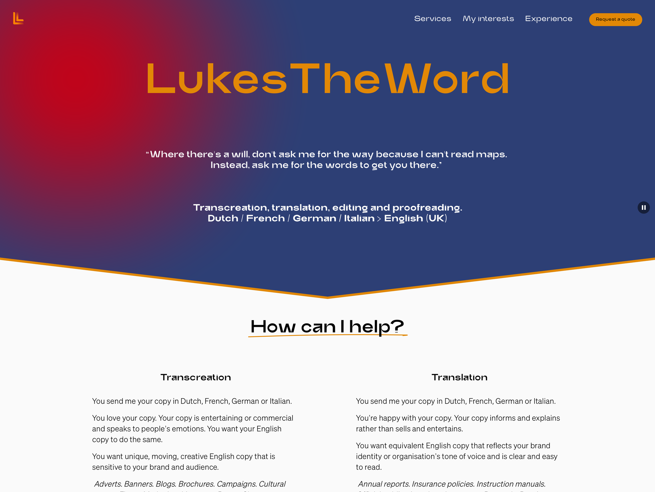 Lukestheword