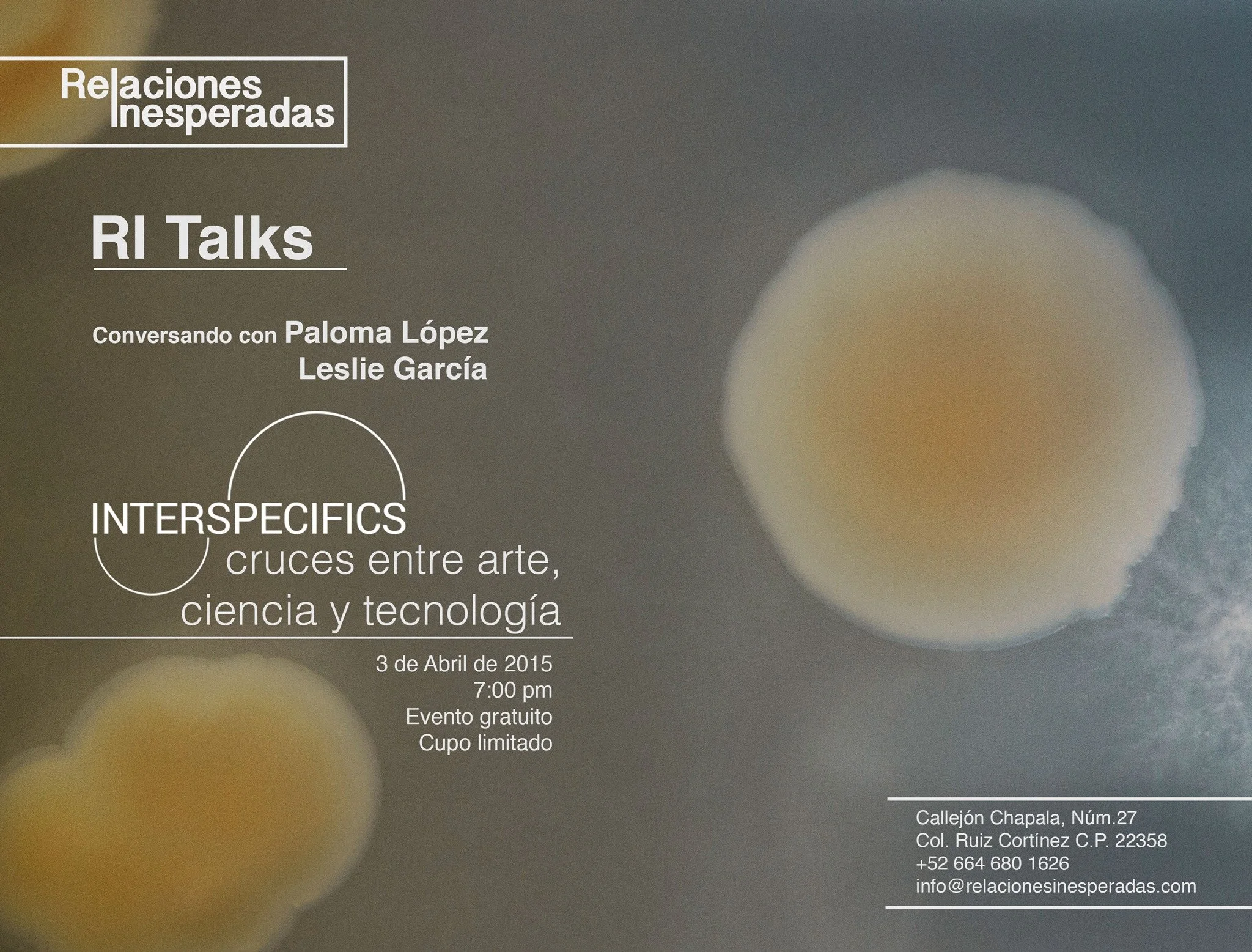 INTERSPECIFICS: Cruces entre arte, ciencia y tecnología - RI Talk