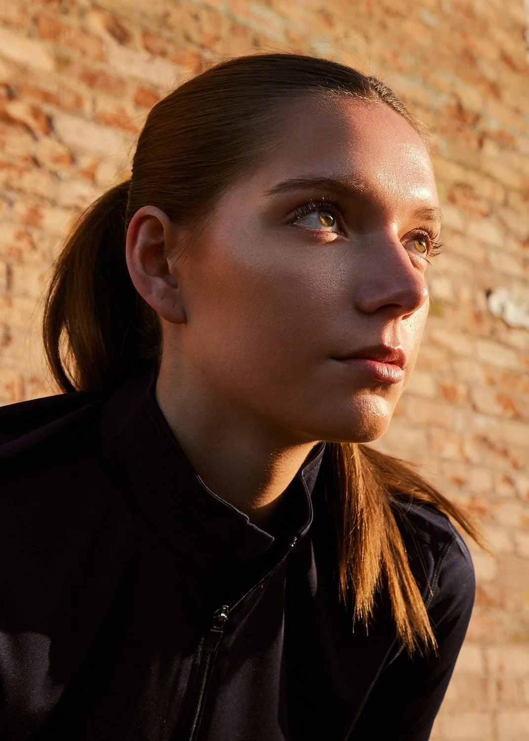 Runner resting in early morning sunlight,photographed by Matthew Keough
