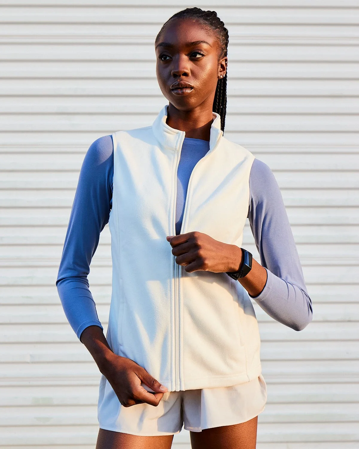 Athlete standing in beautiful sunlight in Phoenix Arizona