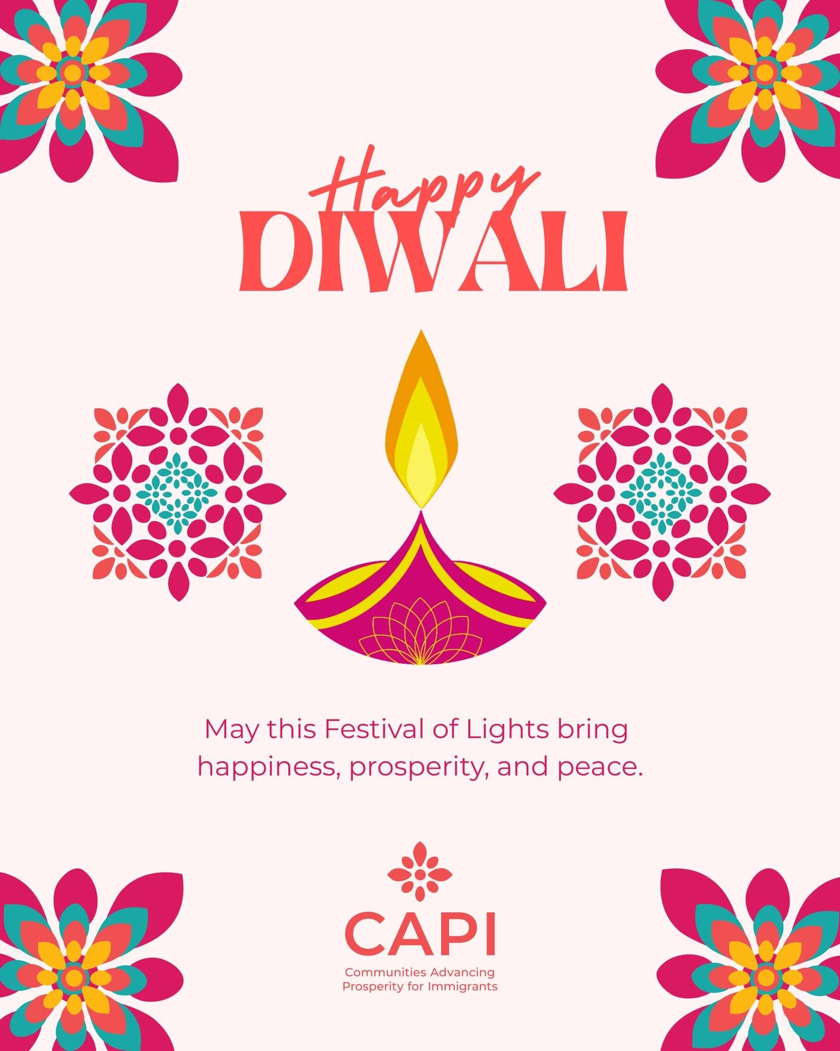 From everyone here at CAPI - Happy Diwali!

May this Festival of Lights bring happiness, prosperity, and peace.