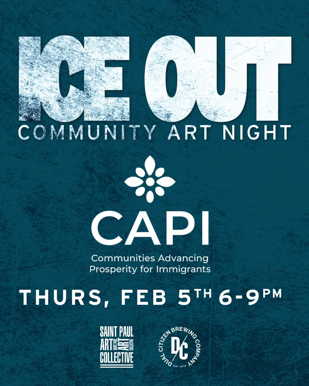 We hope to see you at @dualcitizenbrewing this Thursday for an 🧊 OUT Community Art Night. In collaboration with @stpaulartcollective, we will be creating for the greater good! Extra special thanks to@wetpaintart  for the art supply donations!

Thurs