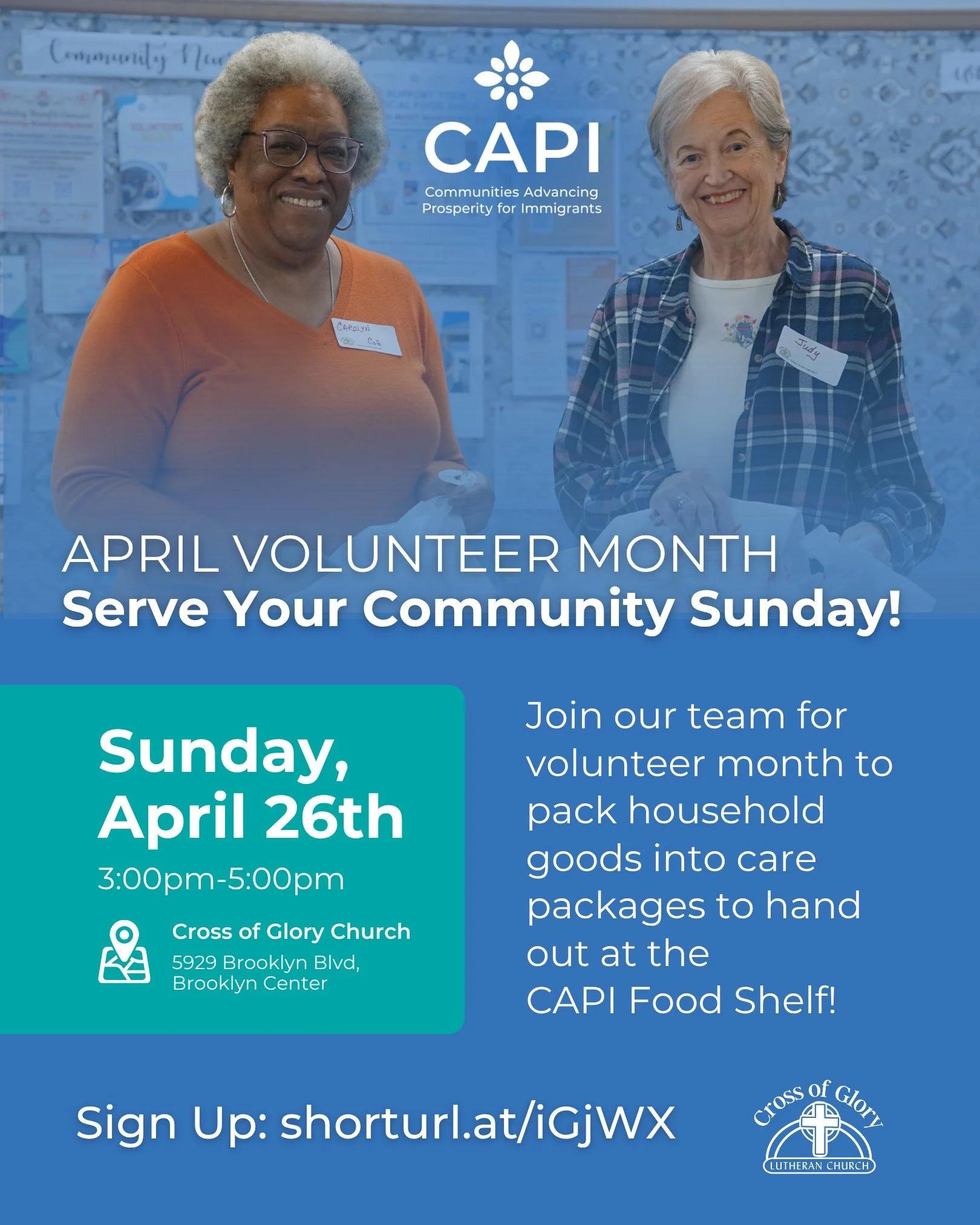 You asked for weekend opportunities, and we listened. We&rsquo;re launching a new monthly series starting with Serve Your Community Sunday!

Join us for Volunteer Month and make a direct impact in your community by helping us assemble household goods