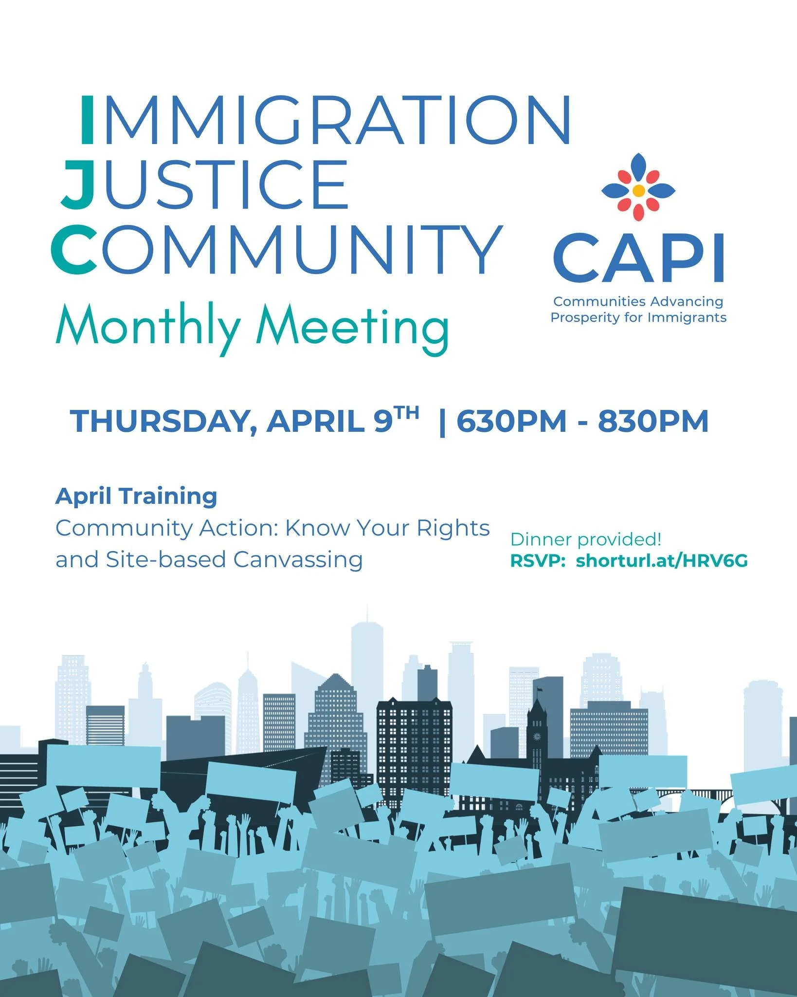 There is still time to sign up for tomorrow's Immigration Justice Community meeting to get free community action training!

This April, we&rsquo;re offering a hands-on, two-part training to help you take action with confidence. We will begin with a K
