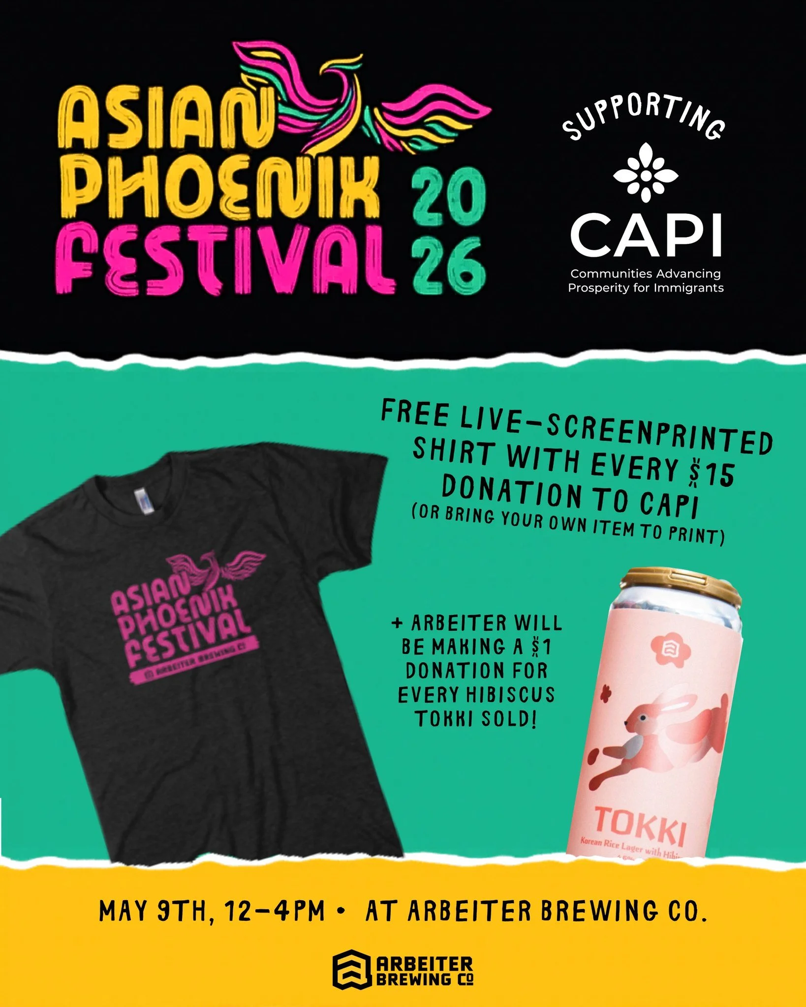 Celebrate AAPI Heritage Month with CAPI this Saturday at @arbeiterbrewing&rsquo;s 2026 Asian Phoenix Festival 🔥

The Asian Phoenix symbolizes resilience, renewal, and harmony and it has become a powerful reflection of South Minneapolis.

Join us fro