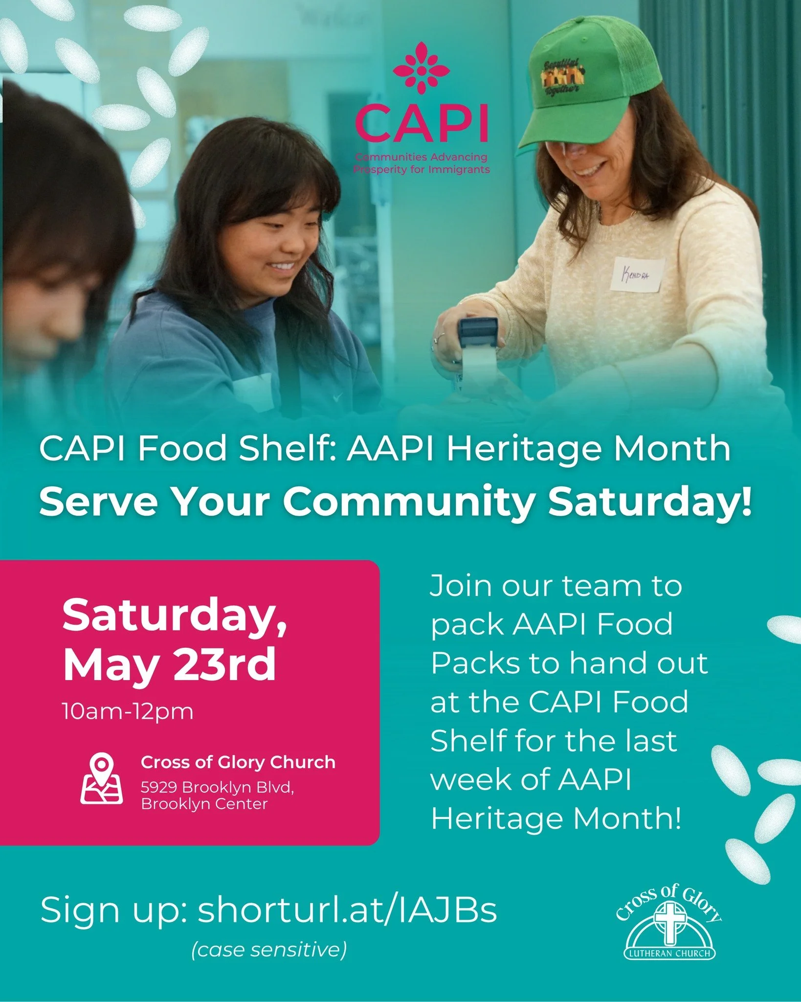 You asked for weekend volunteer opportunities, and we listened. Join us for our next event: Serve Your Community Saturday!

In honor of AAPI Heritage Month, join us to make a direct impact by assembling AAPI food boxes for the neighbors who rely on o