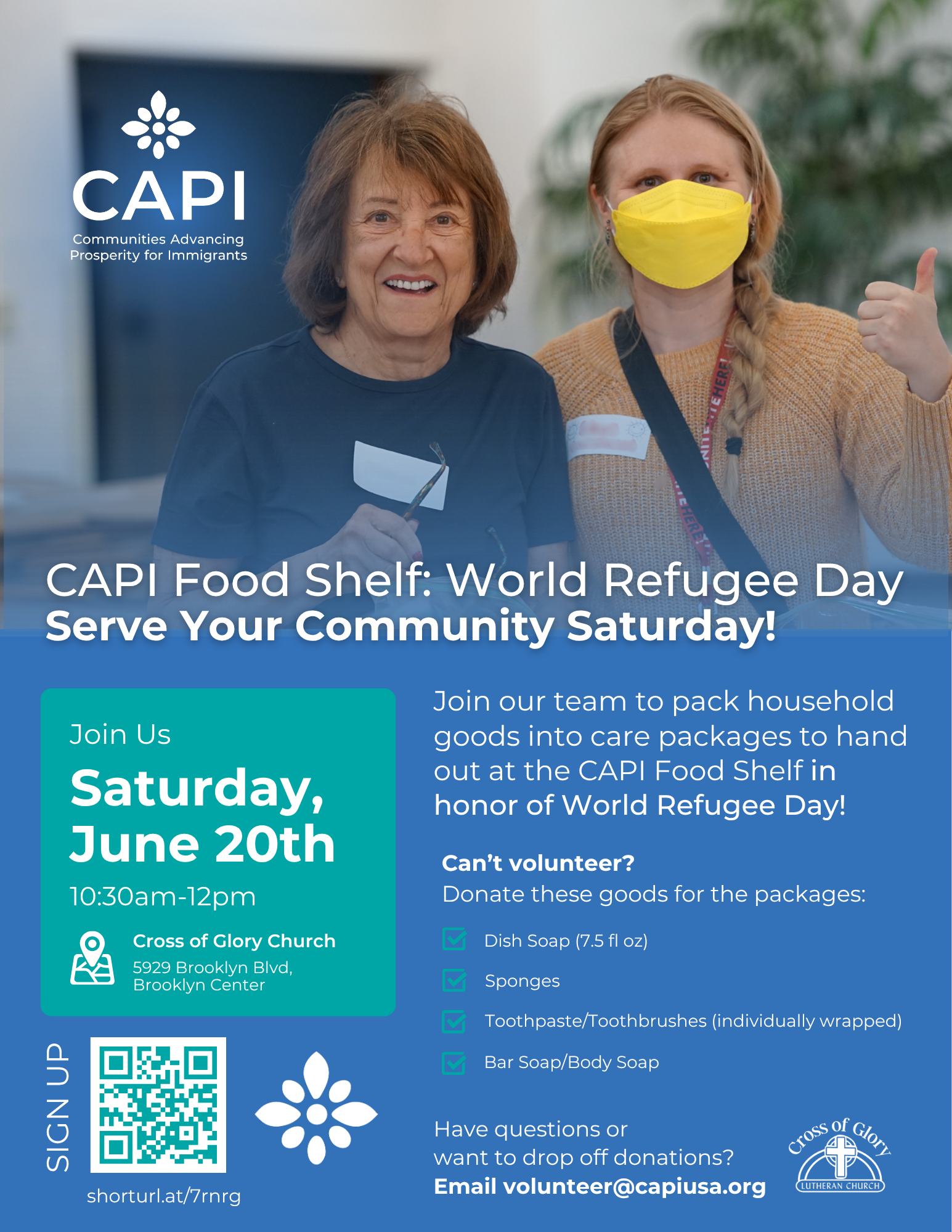 Serve Your Community Saturday: World Refugee Day