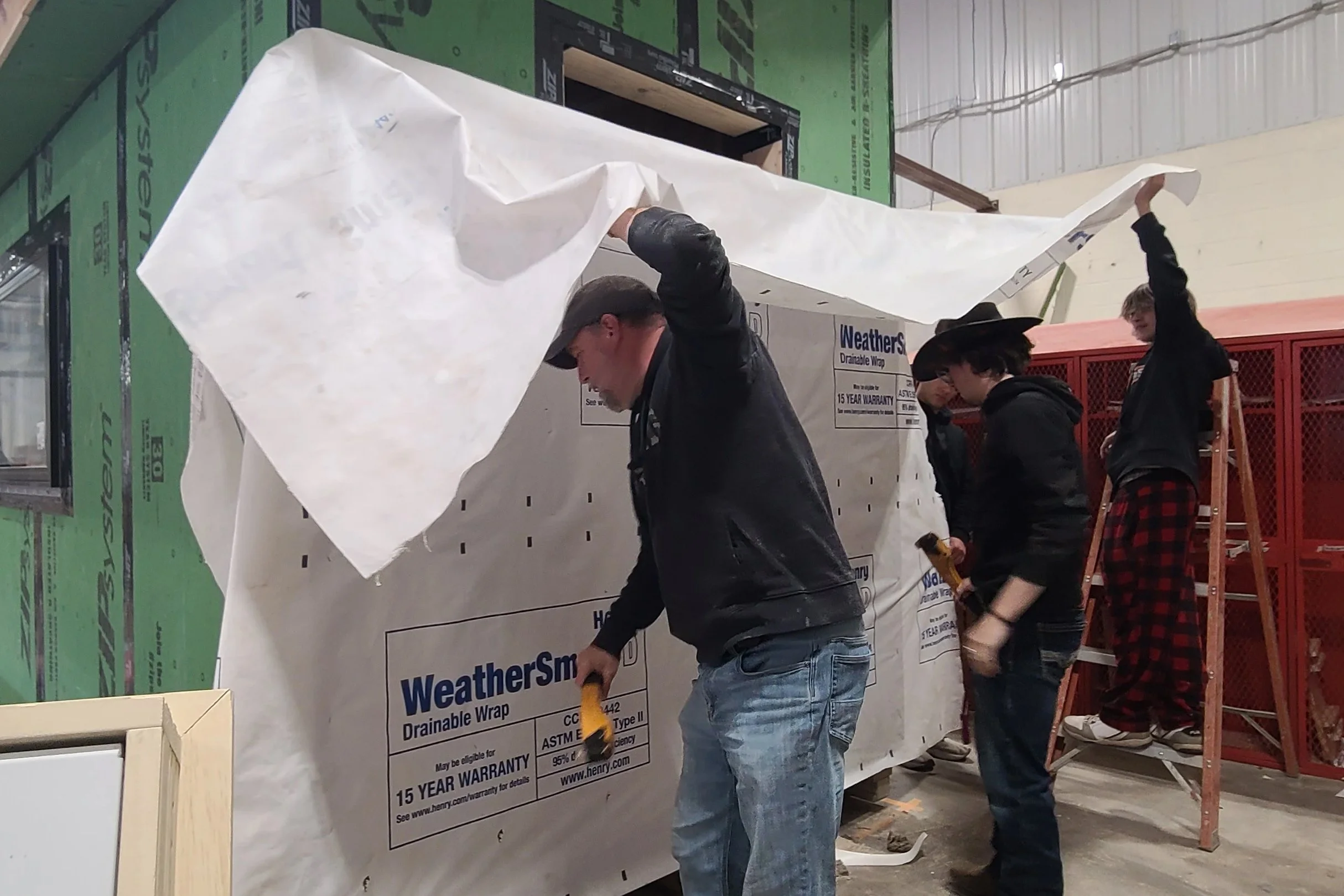 Burn that Thermal Bridge: High School Construction Students Continue their Green Journey