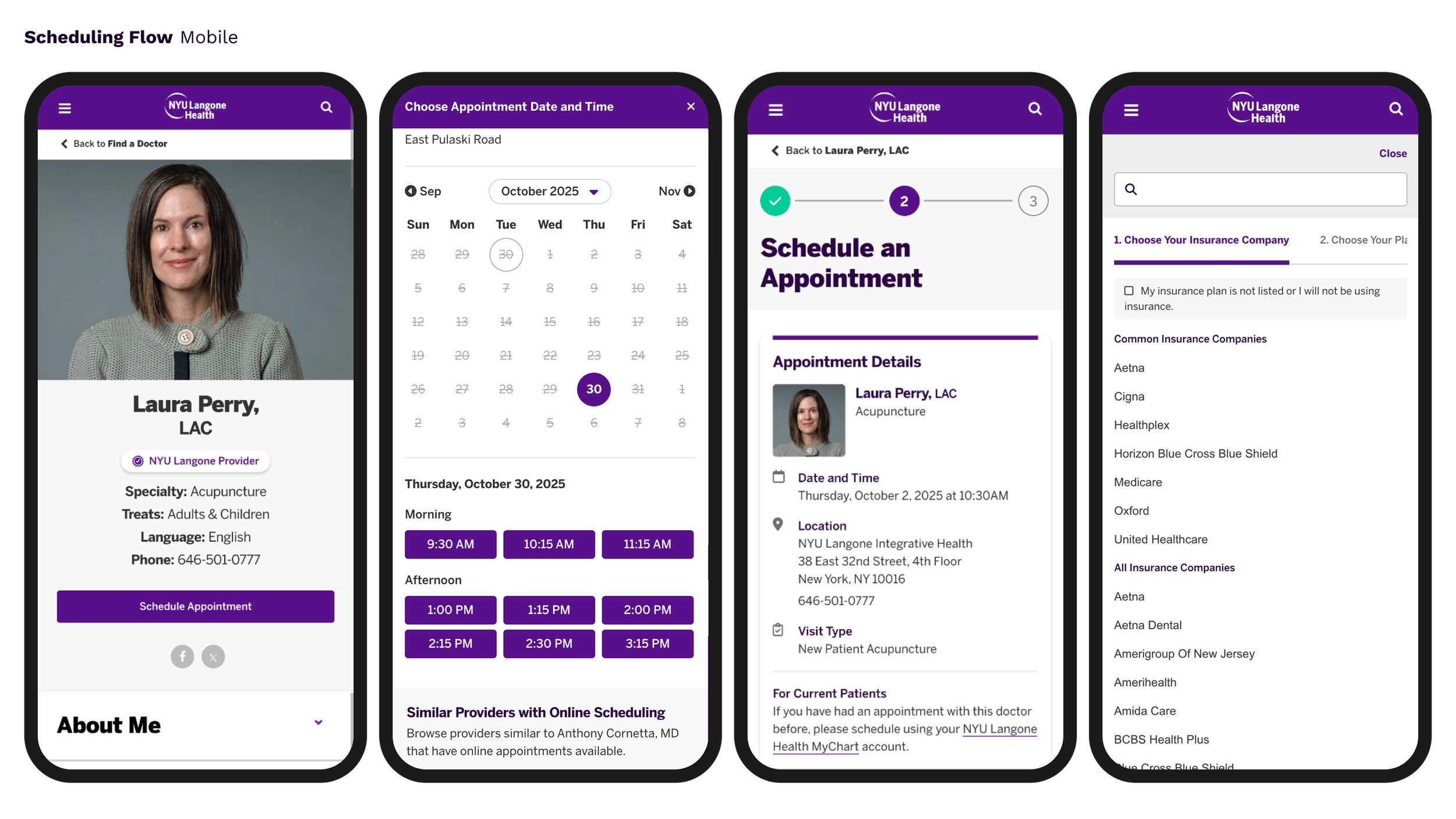 Scheduling flow