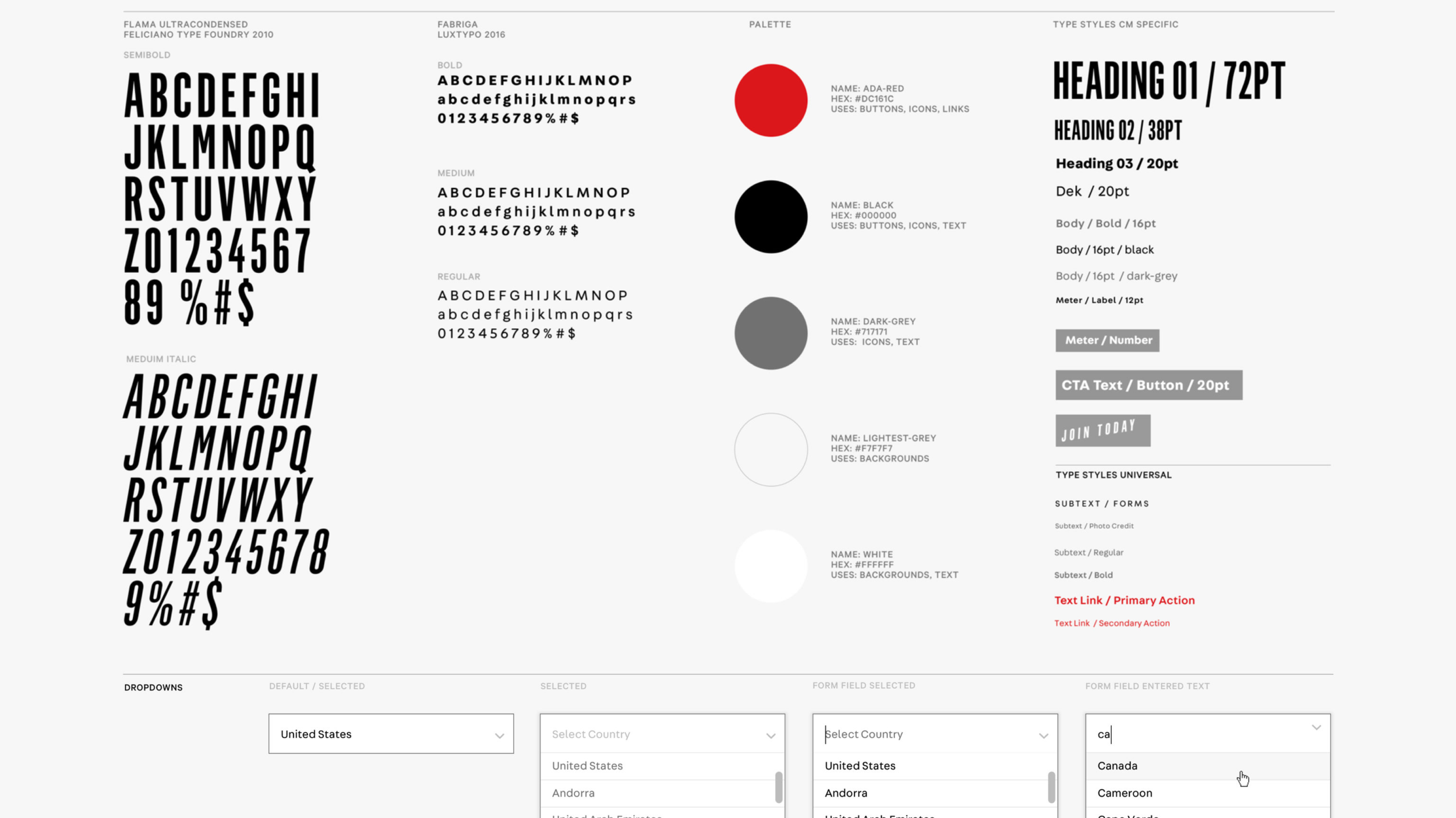 Styleguide