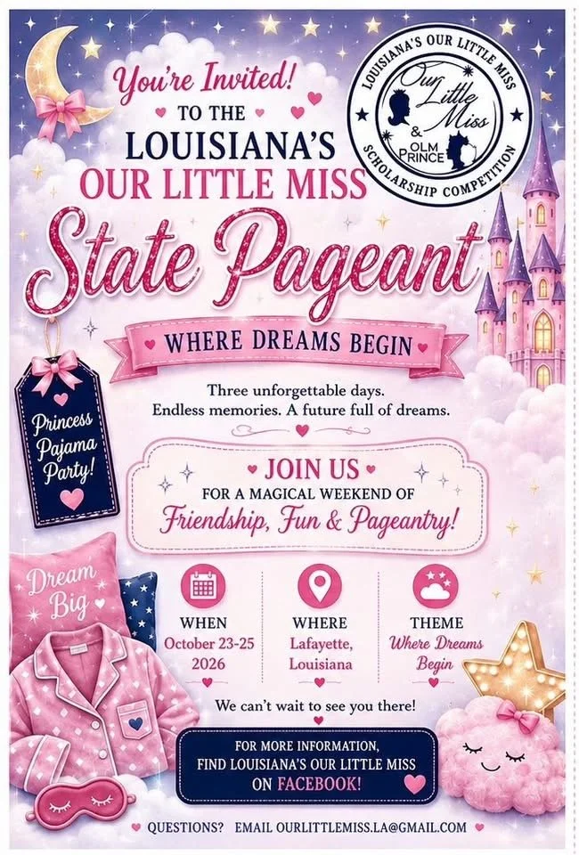 2026 Louisiana's Our Little Miss State Pageant 