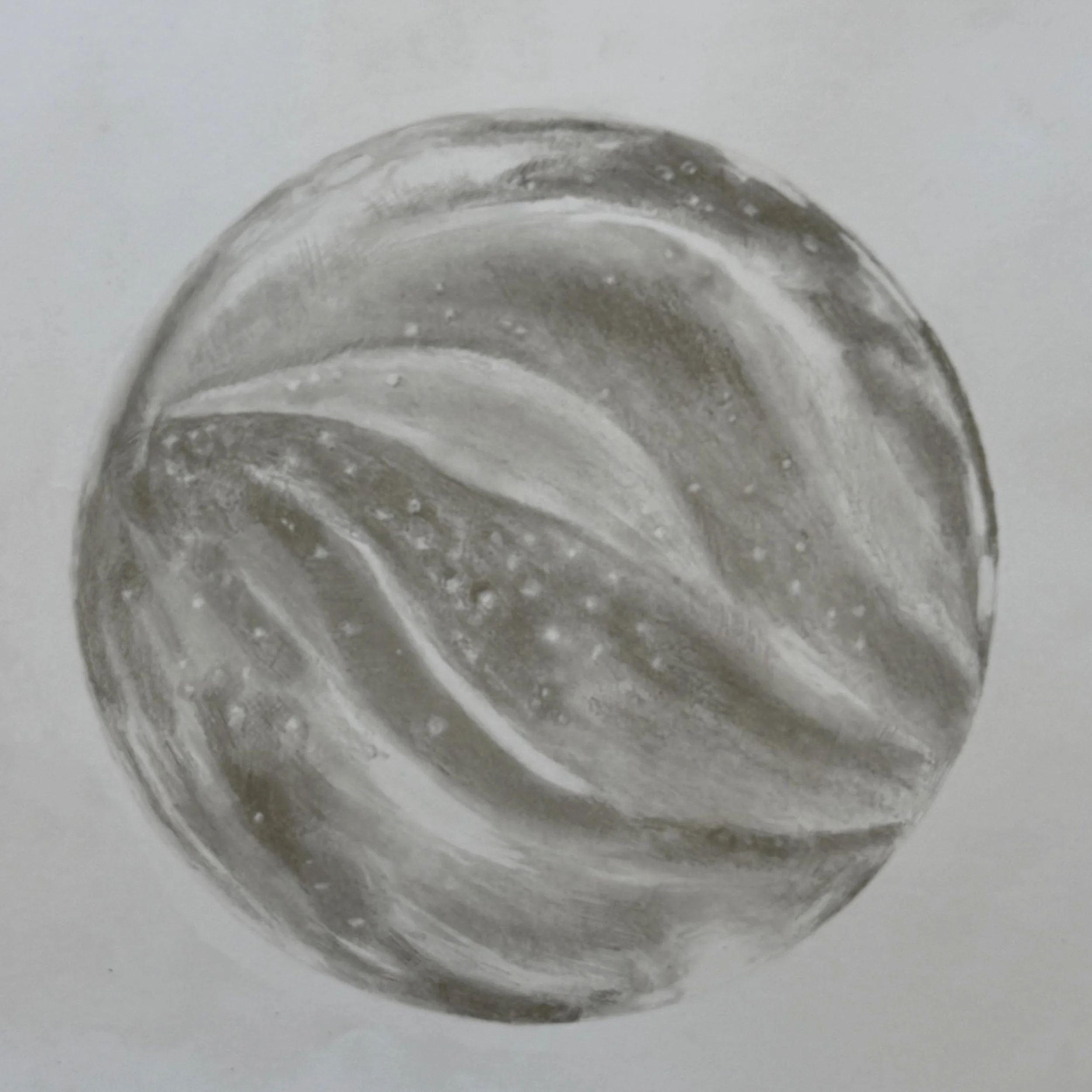 Marble Meditation No.2, Graphite, May2026 #drawing