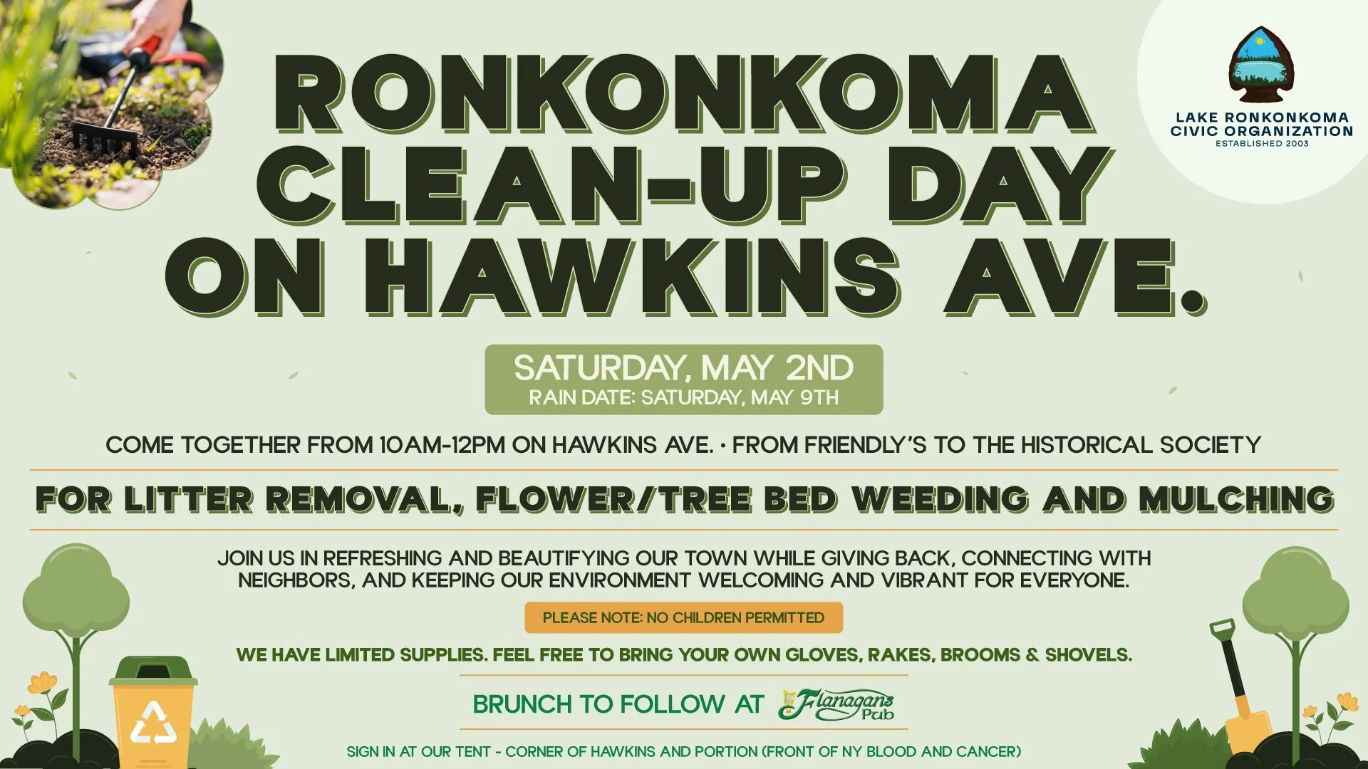 Lake Ronkonkoma Clean-Up Day