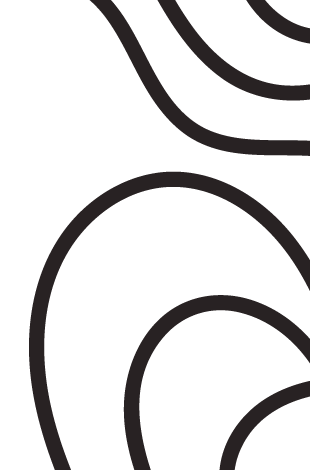 Abstract black background with curved lines.