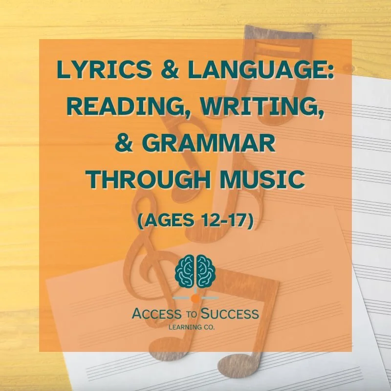 Teen Reading, Writing, and Grammar Class