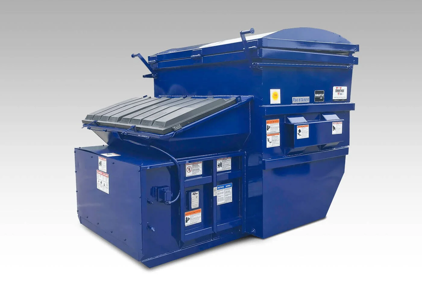 Front-load waste compactor for commercial use -Texas- recycling