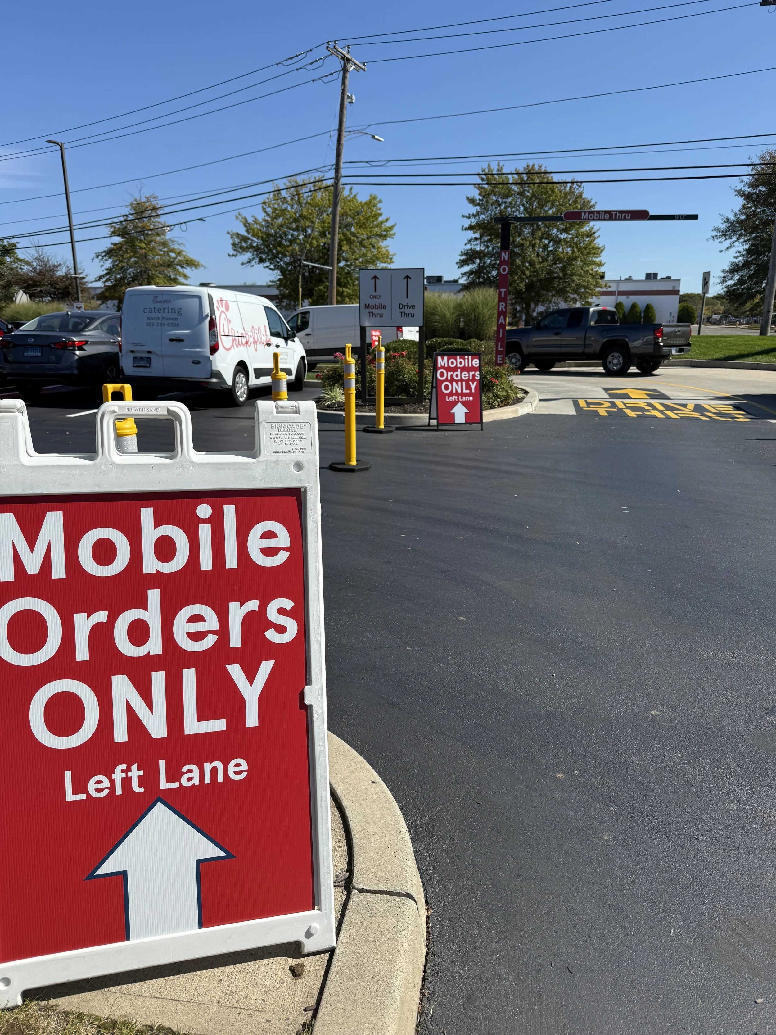 Mobile Orders Only (A-Frame)