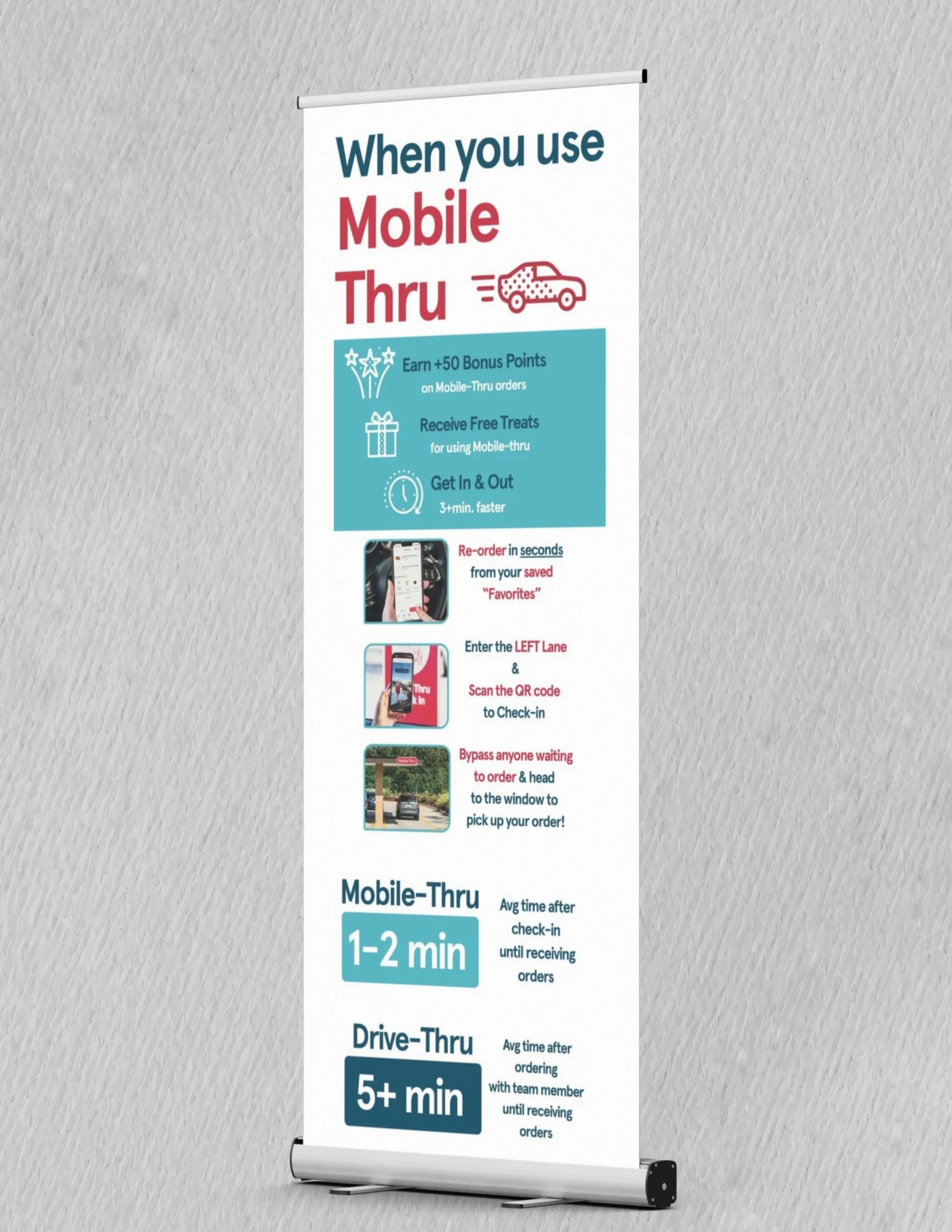 Mobile-Thru Retractable Banner