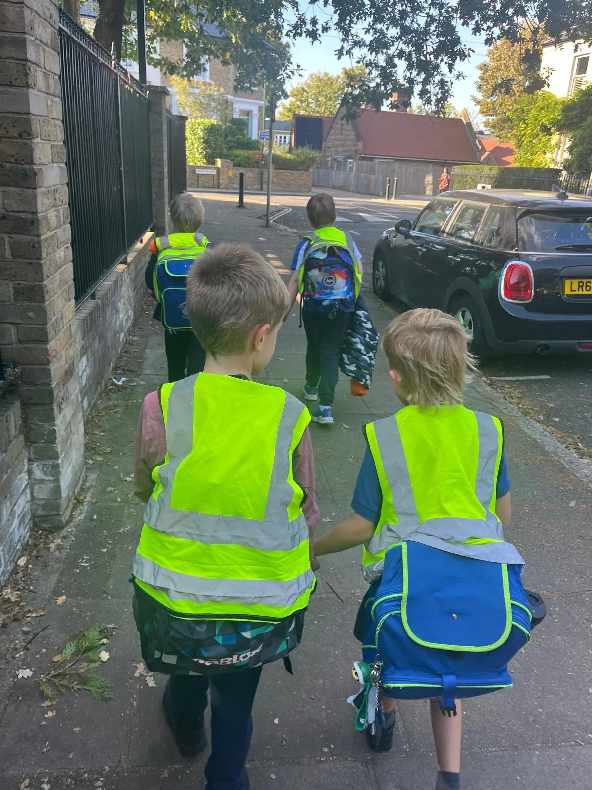Junior club house twickenham children walking to afterschool club