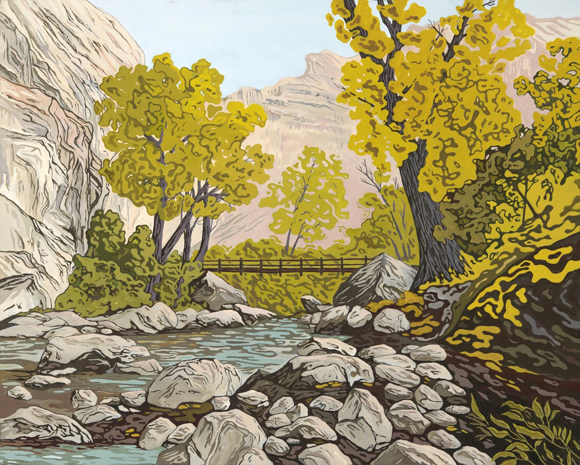 Shell Canyon, 24" x 36" x 1.5", acrylic on canvas - available
