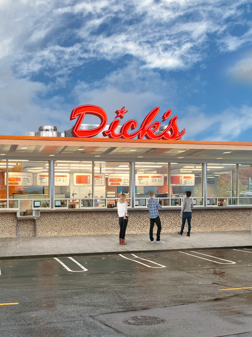 Dick’s Drive-In Selects Bellevue Crossroads for Eastside Location