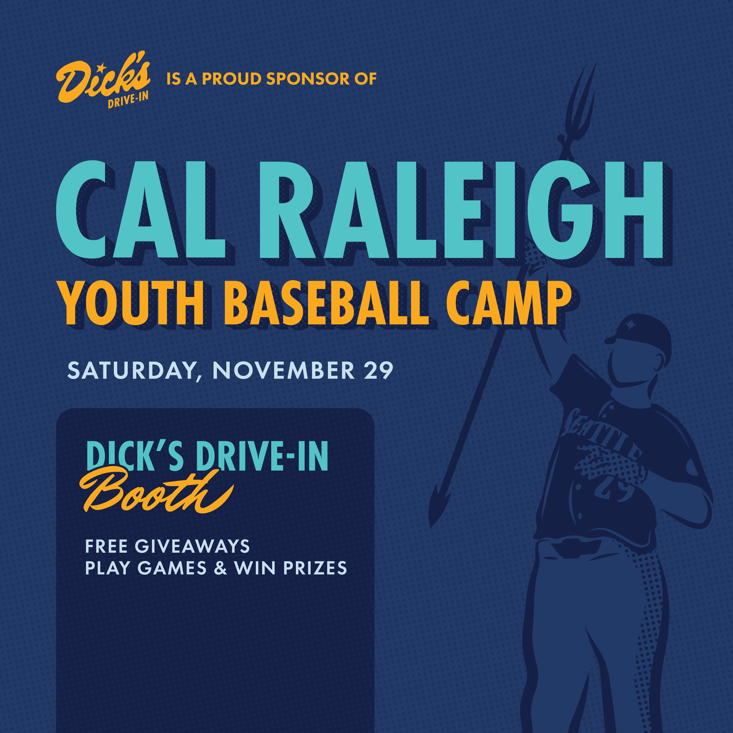 Cal Raleigh Youth Baseball Camp