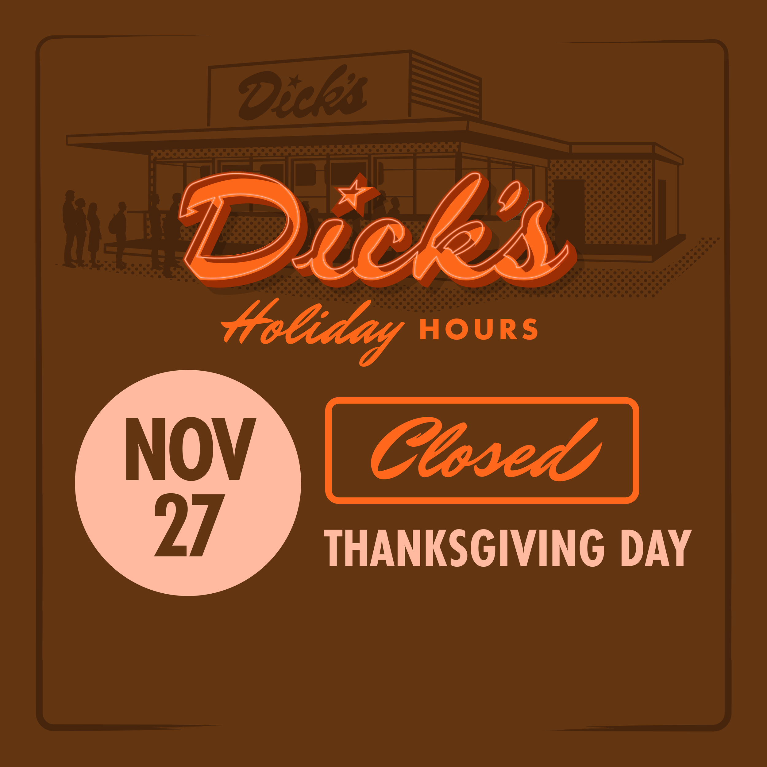 Closed Thanksgiving Day