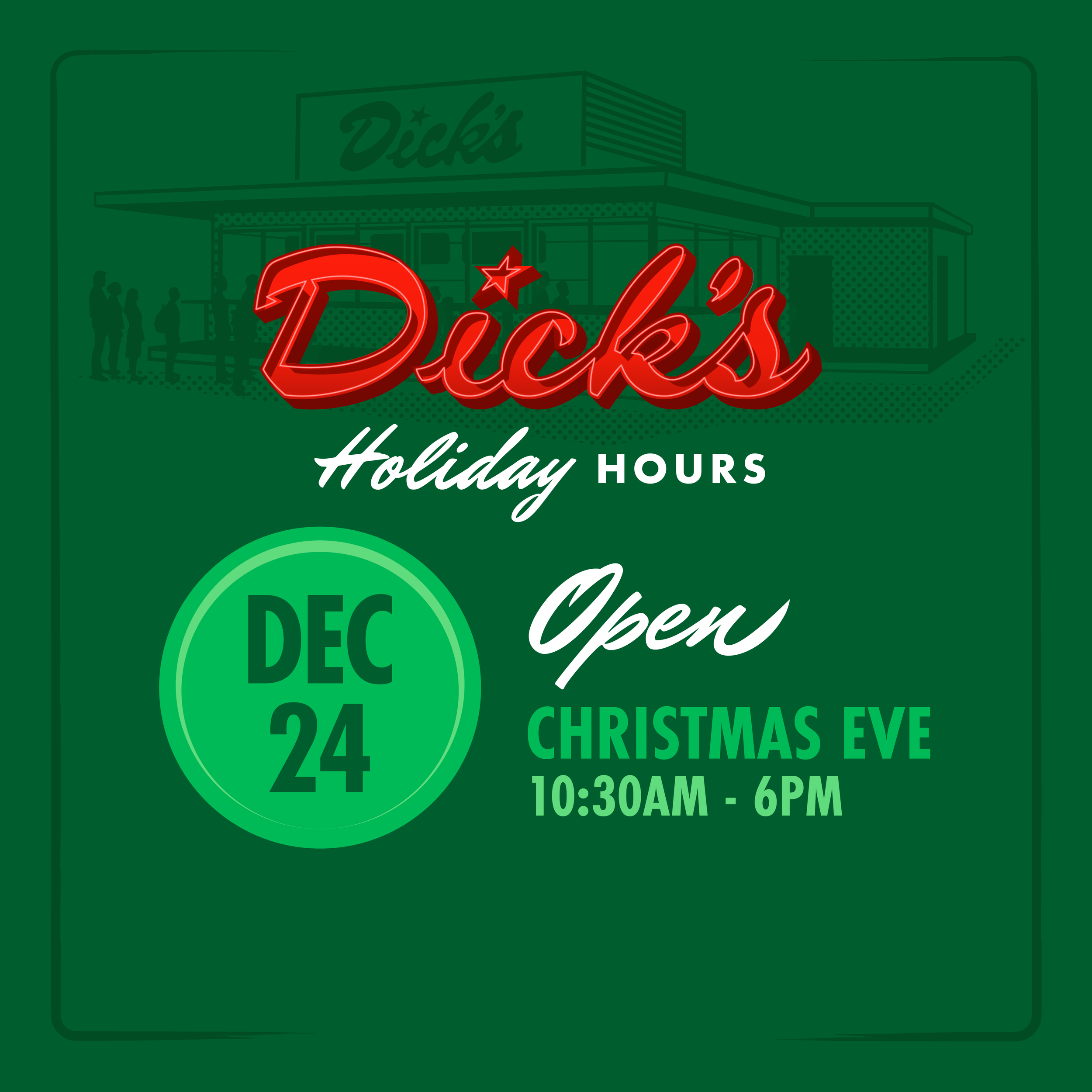 Closing Early Christmas Eve