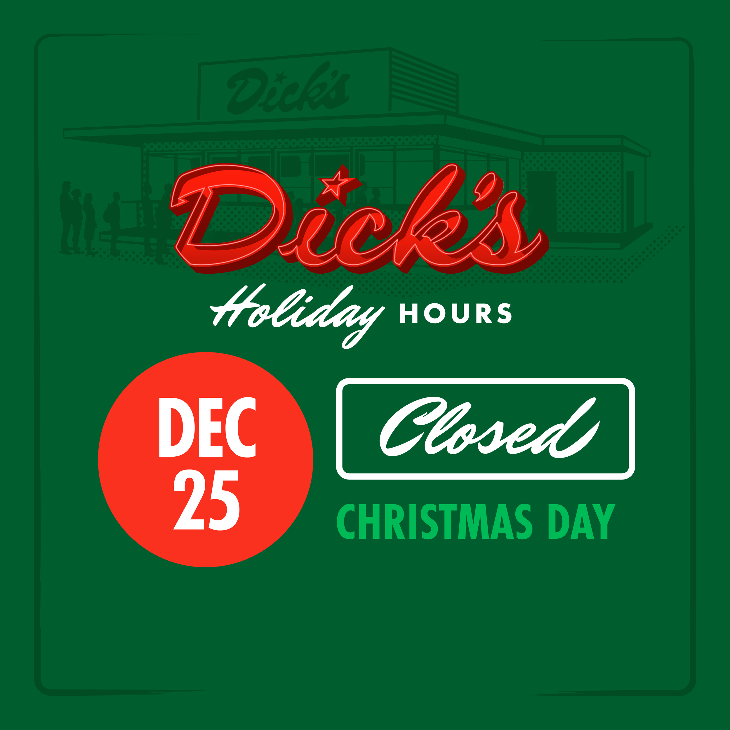 Closed Christmas Day
