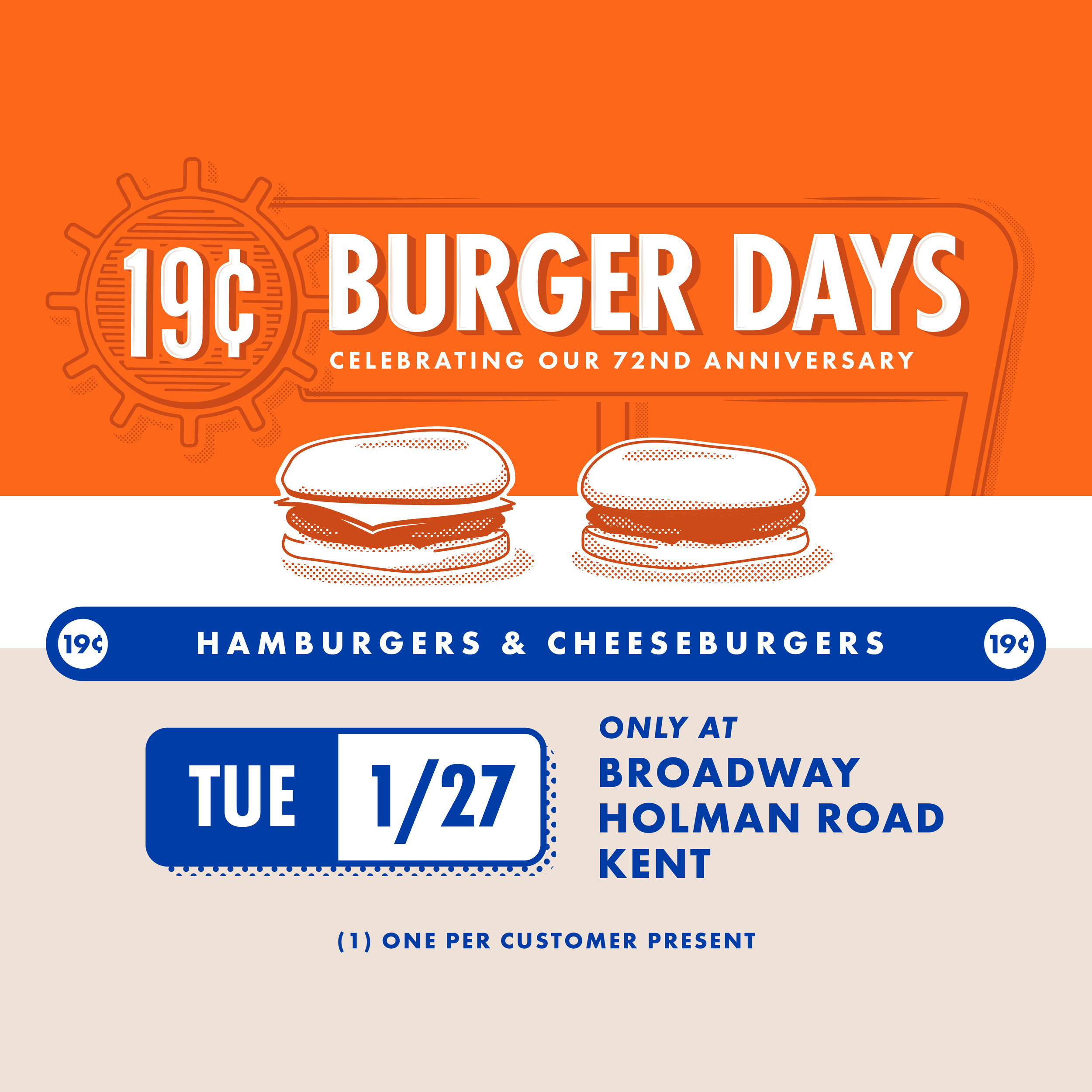 19¢ Burger Days - Day 2