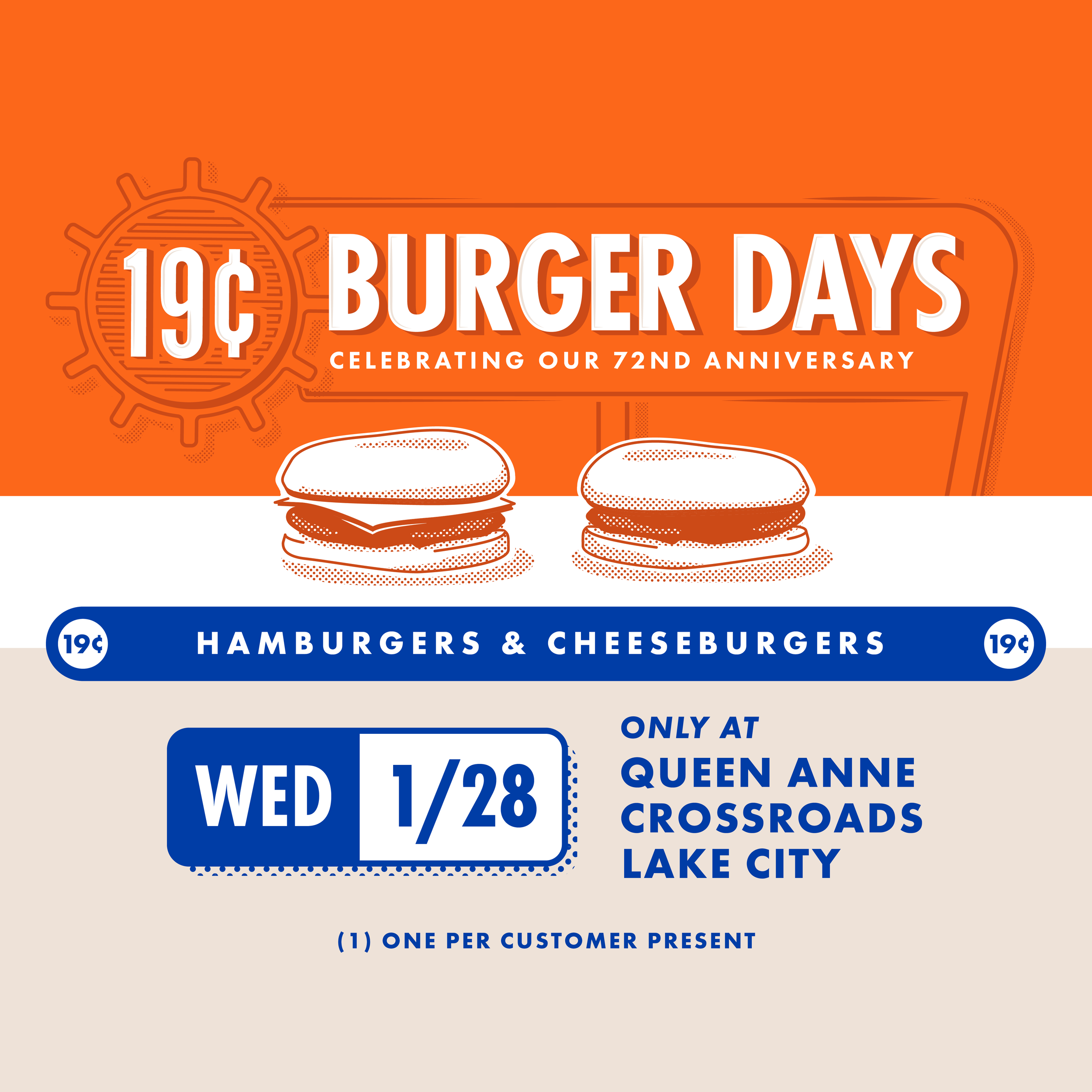 19¢ Burger Days - Day 3