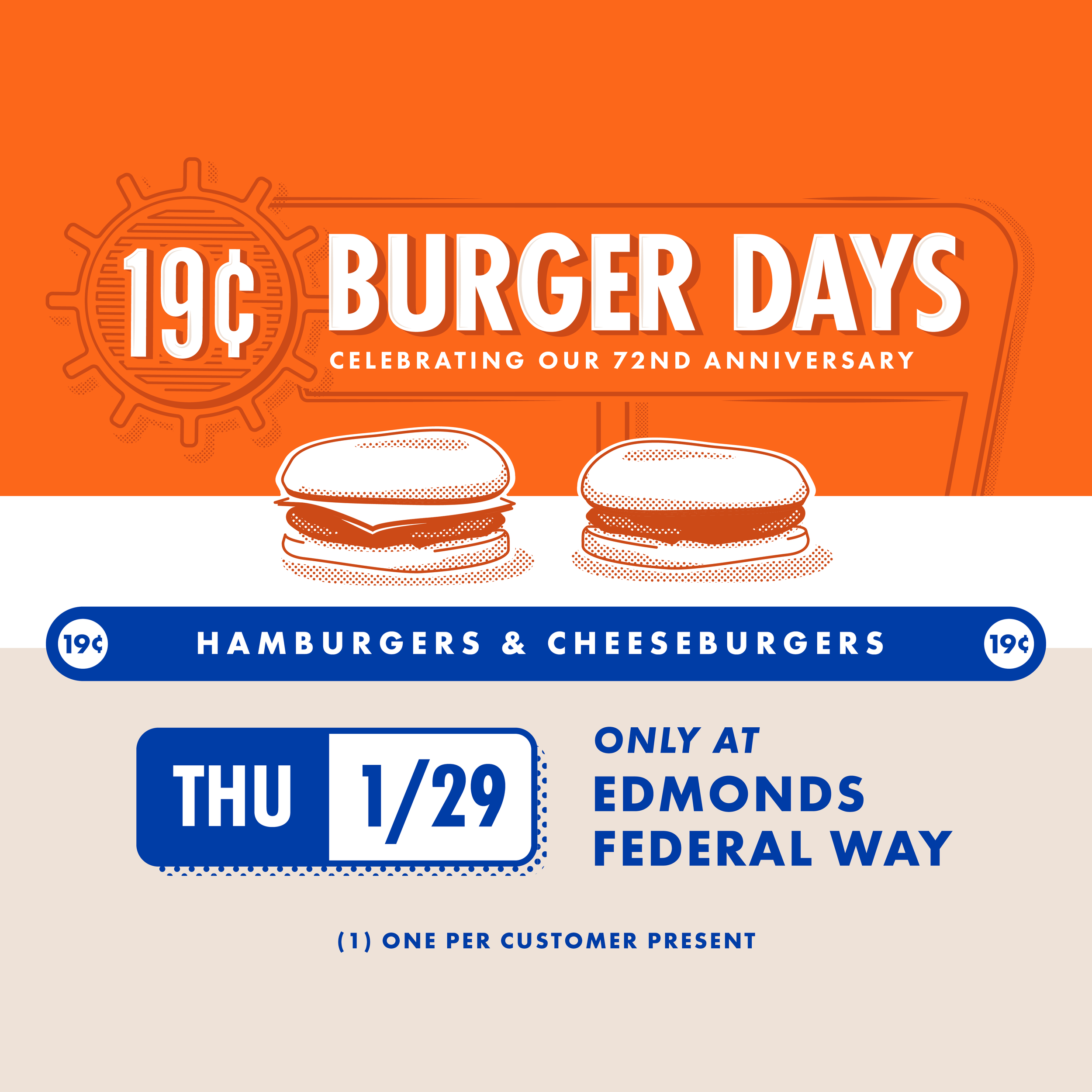 19¢ Burger Days - Day 4