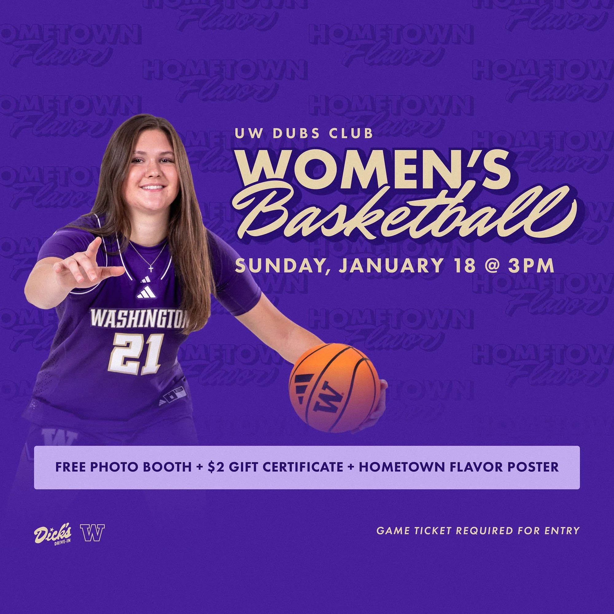 Brynn McGaughy, a power Forward and 5-star recruit (ranked 14th nationally) at University of Washington - Dick's Drive-In