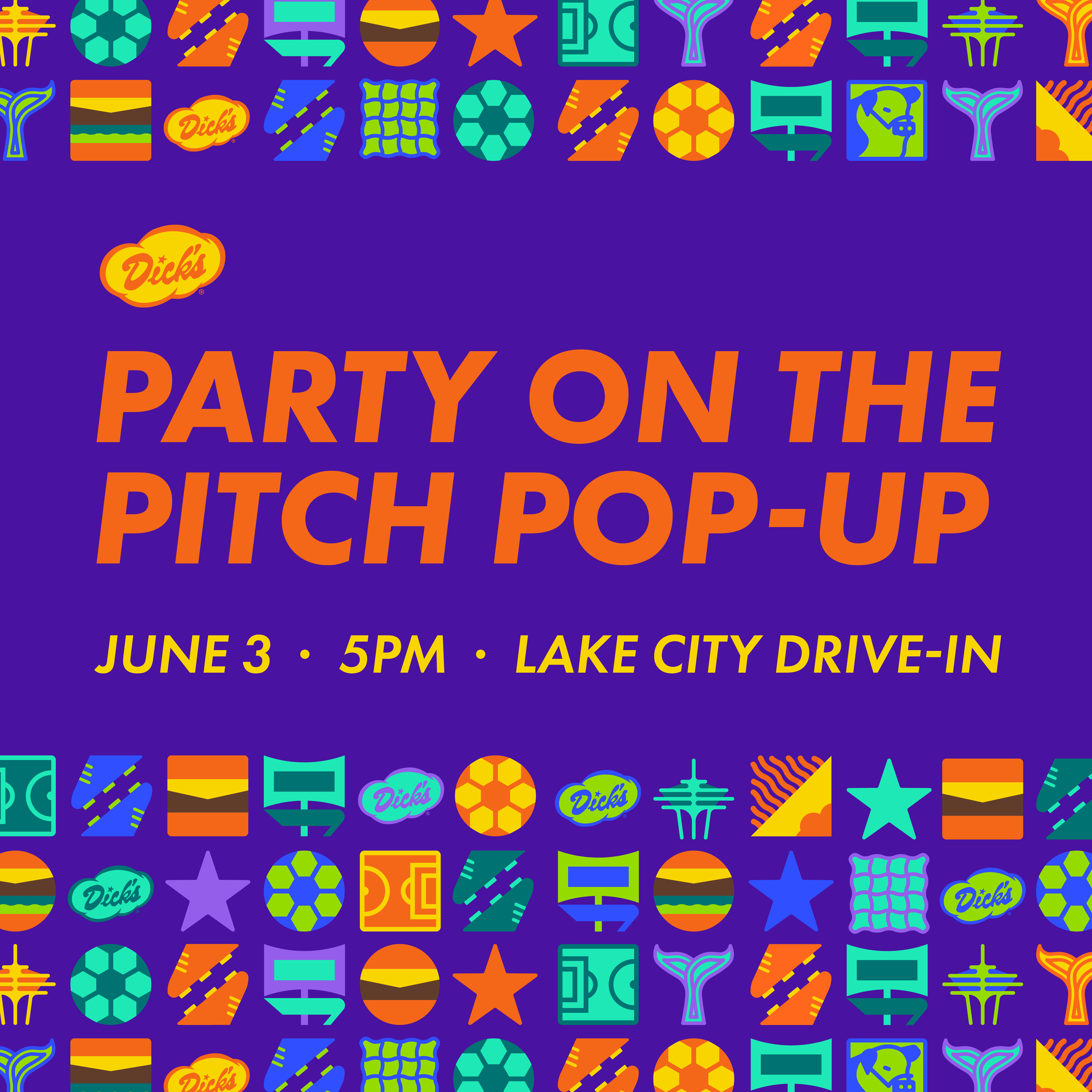 Party on the Pitch Pop-Up: Lake City Drive-in