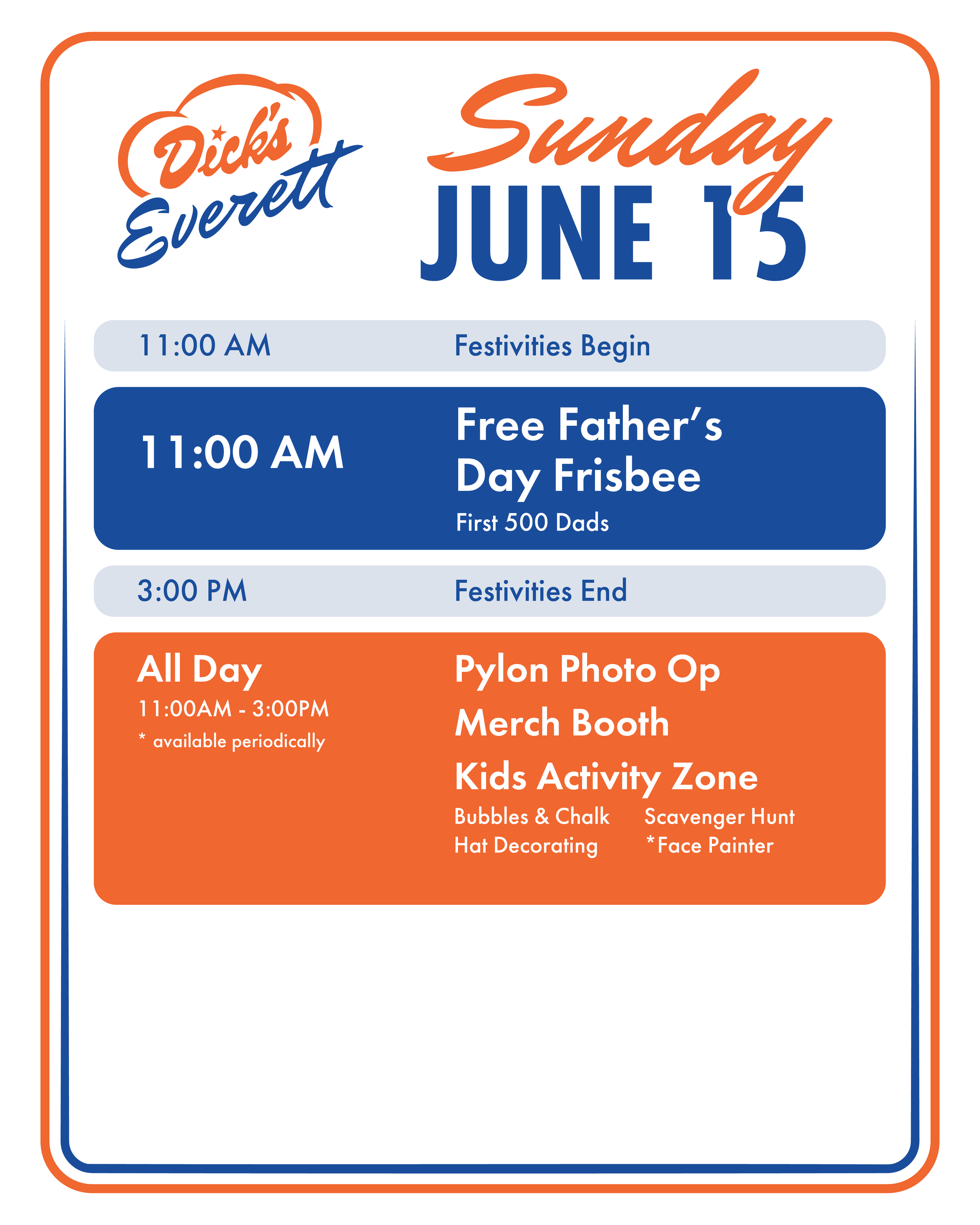 Everett Grand Opening Festival - Saturday, June 15 Schedule
